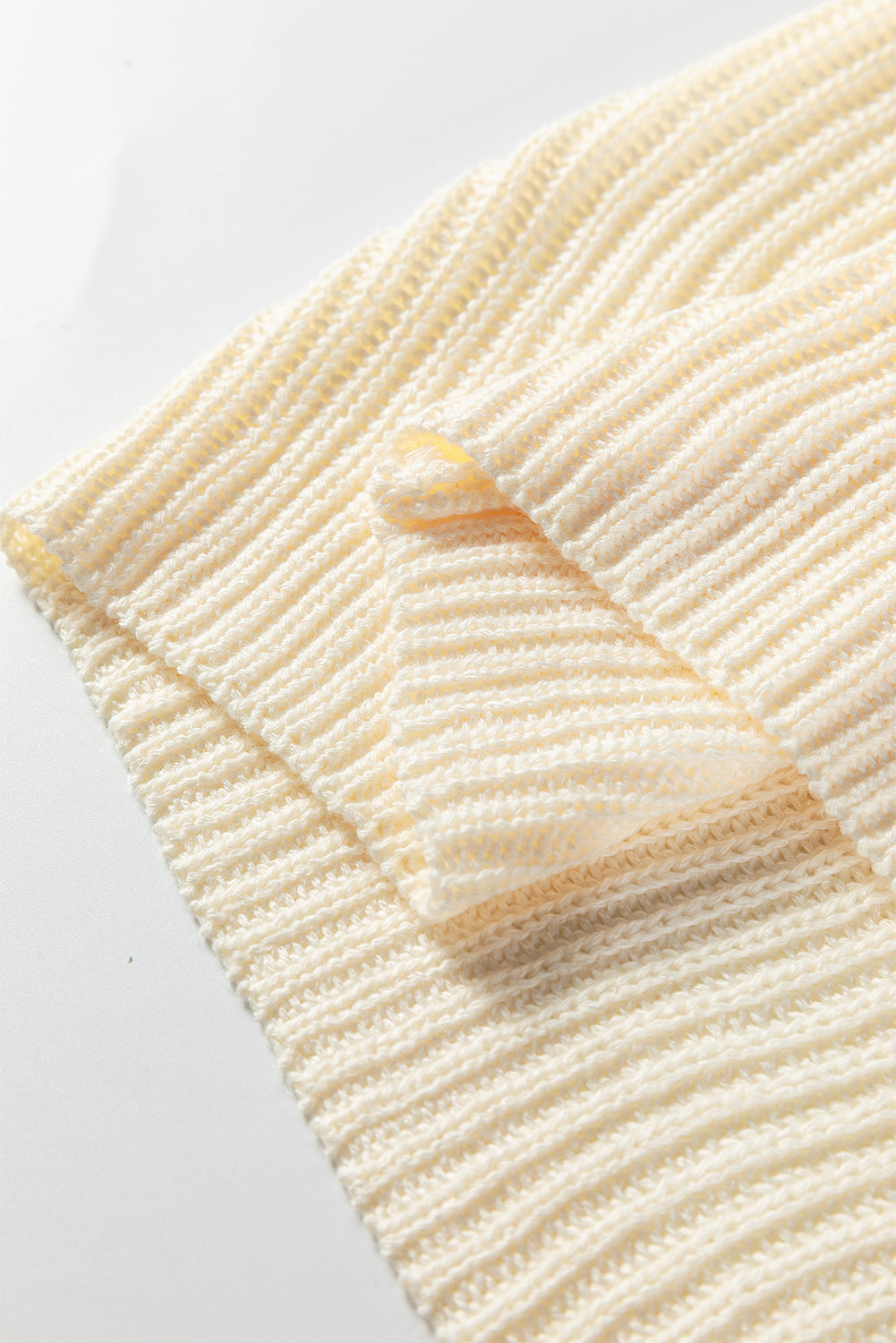 Jet Stream Plain Knit Casual Turtleneck Short Sleeve Tunic Sweater with Pockets-TOPS / DRESSES-[Adult]-[Female]-2022 Online Blue Zone Planet