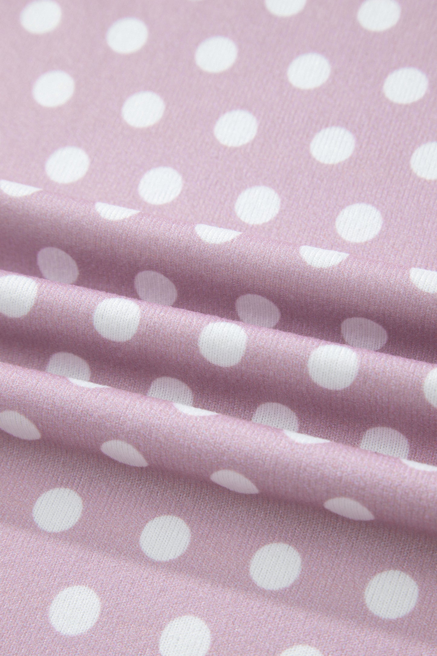 Pink Polka Dot Print Short Set-Two Piece Sets/Short Sets-[Adult]-[Female]-2022 Online Blue Zone Planet