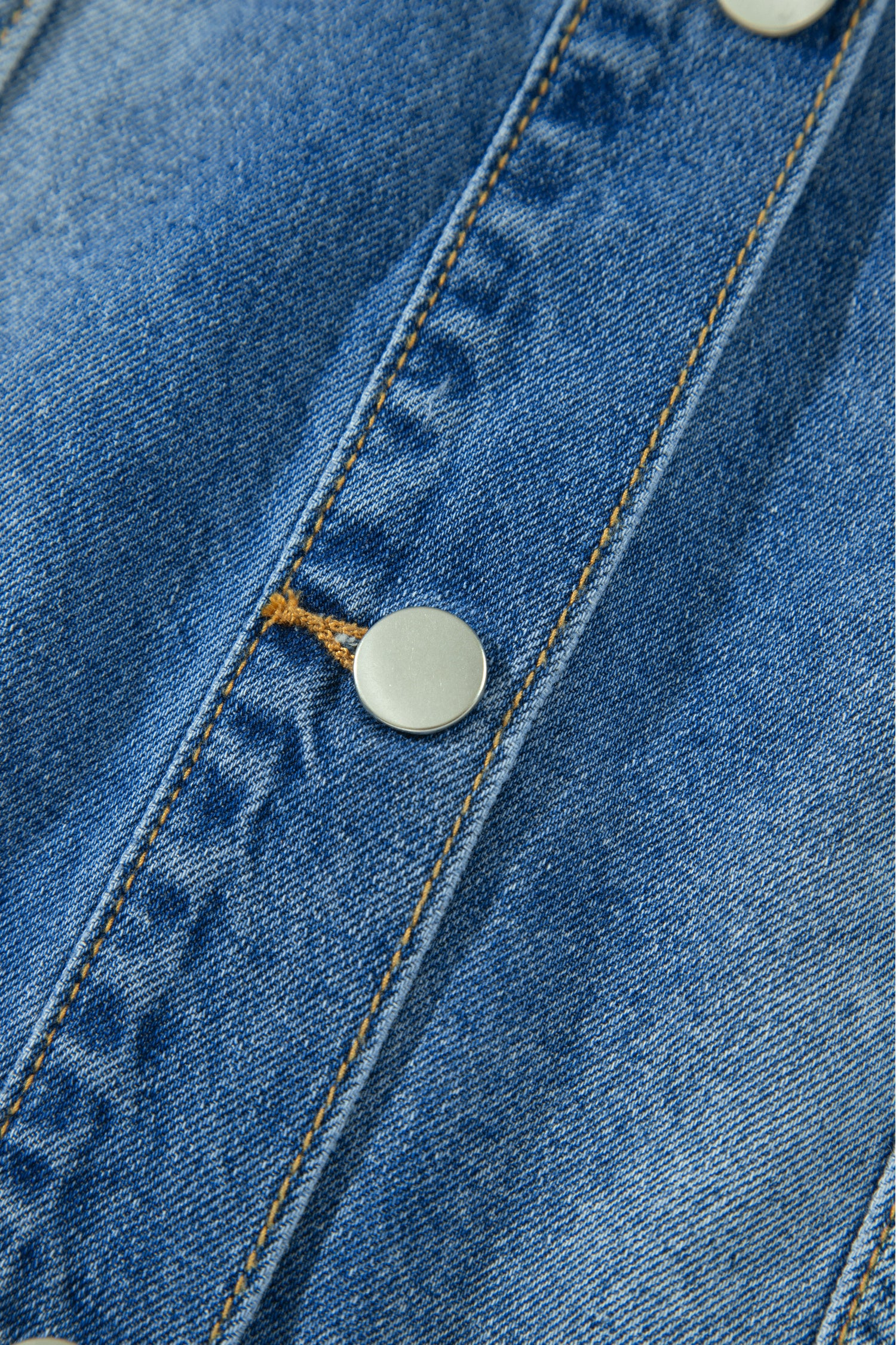 Blue Ruffle Hem Raw Edge Half Sleeve Western Denim Jacket-Outerwear/Denim jackets-[Adult]-[Female]-2022 Online Blue Zone Planet