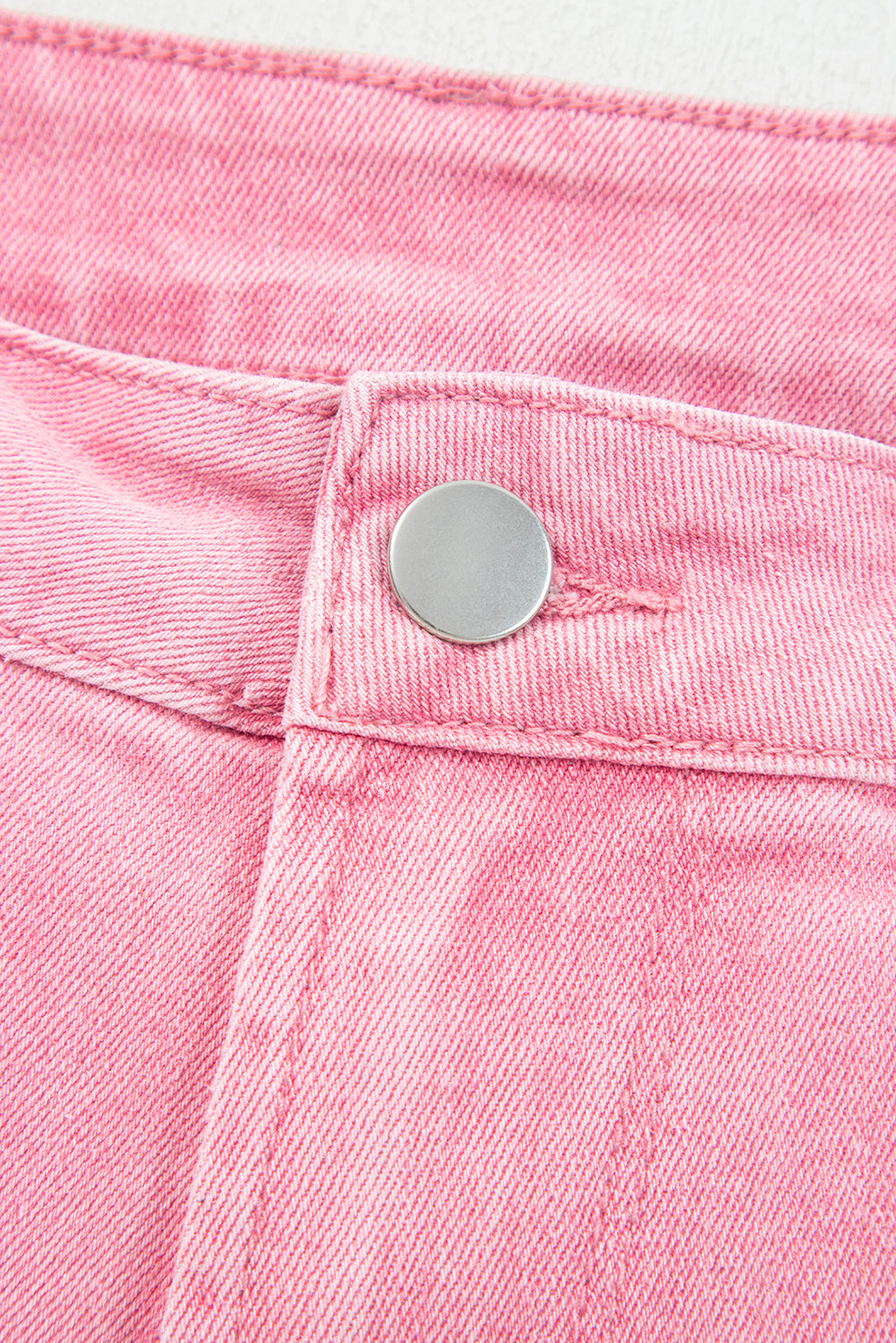 Peach Blossom Acid Washed High Rise Cropped Wide Leg Jeans-Bottoms/Jeans-[Adult]-[Female]-2022 Online Blue Zone Planet