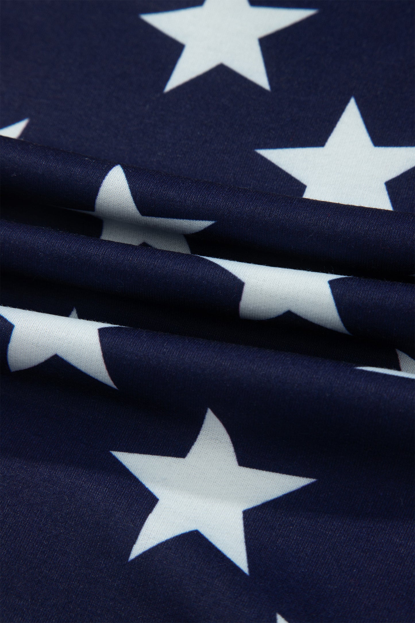 Multicolour Stars Stripes American Flag Zipped Collar Oversized Sweatshirt-Tops/Sweatshirts & Hoodies-[Adult]-[Female]-2022 Online Blue Zone Planet