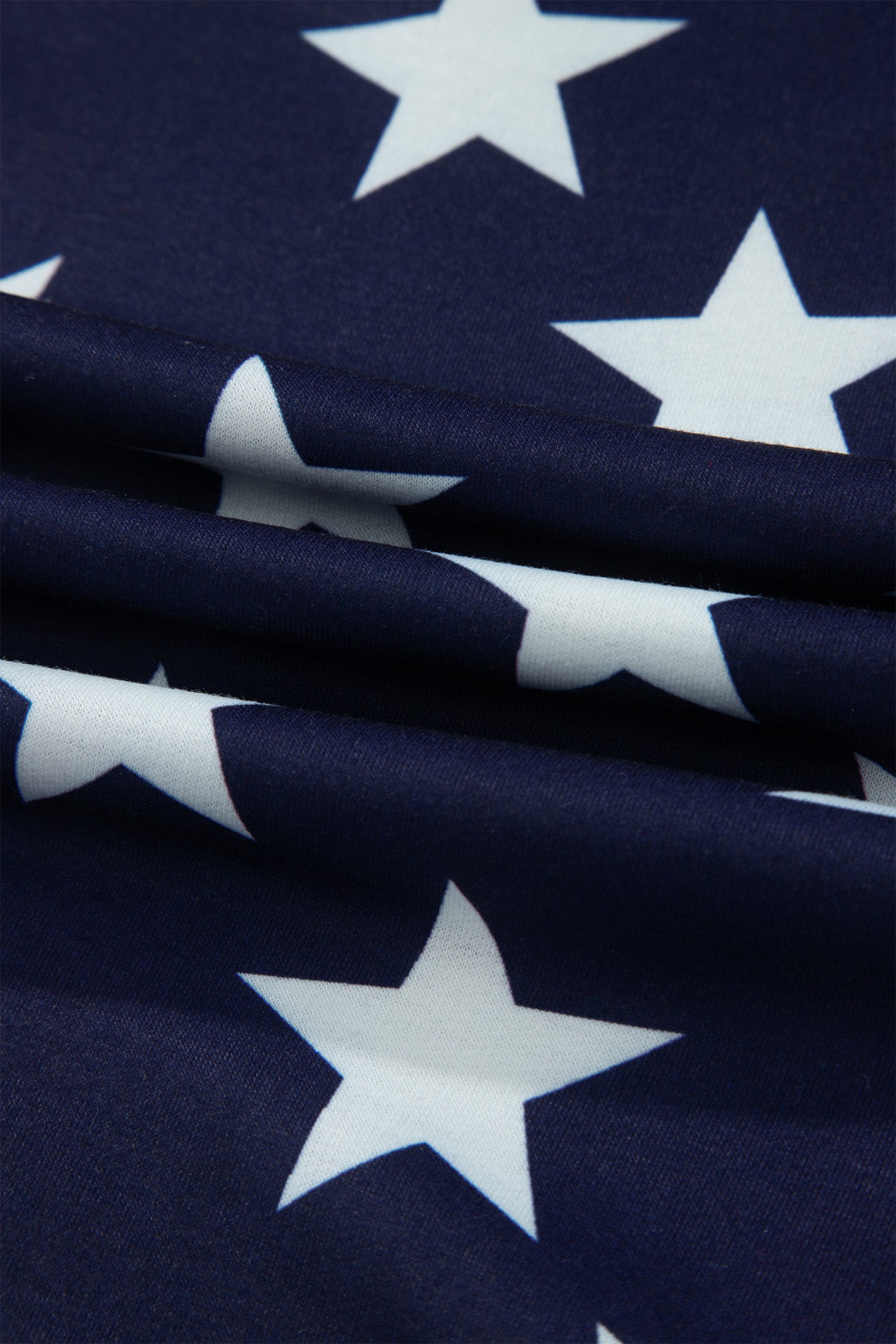 Multicolour Stars Stripes American Flag Zipped Collar Oversized Sweatshirt-Tops/Sweatshirts & Hoodies-[Adult]-[Female]-2022 Online Blue Zone Planet