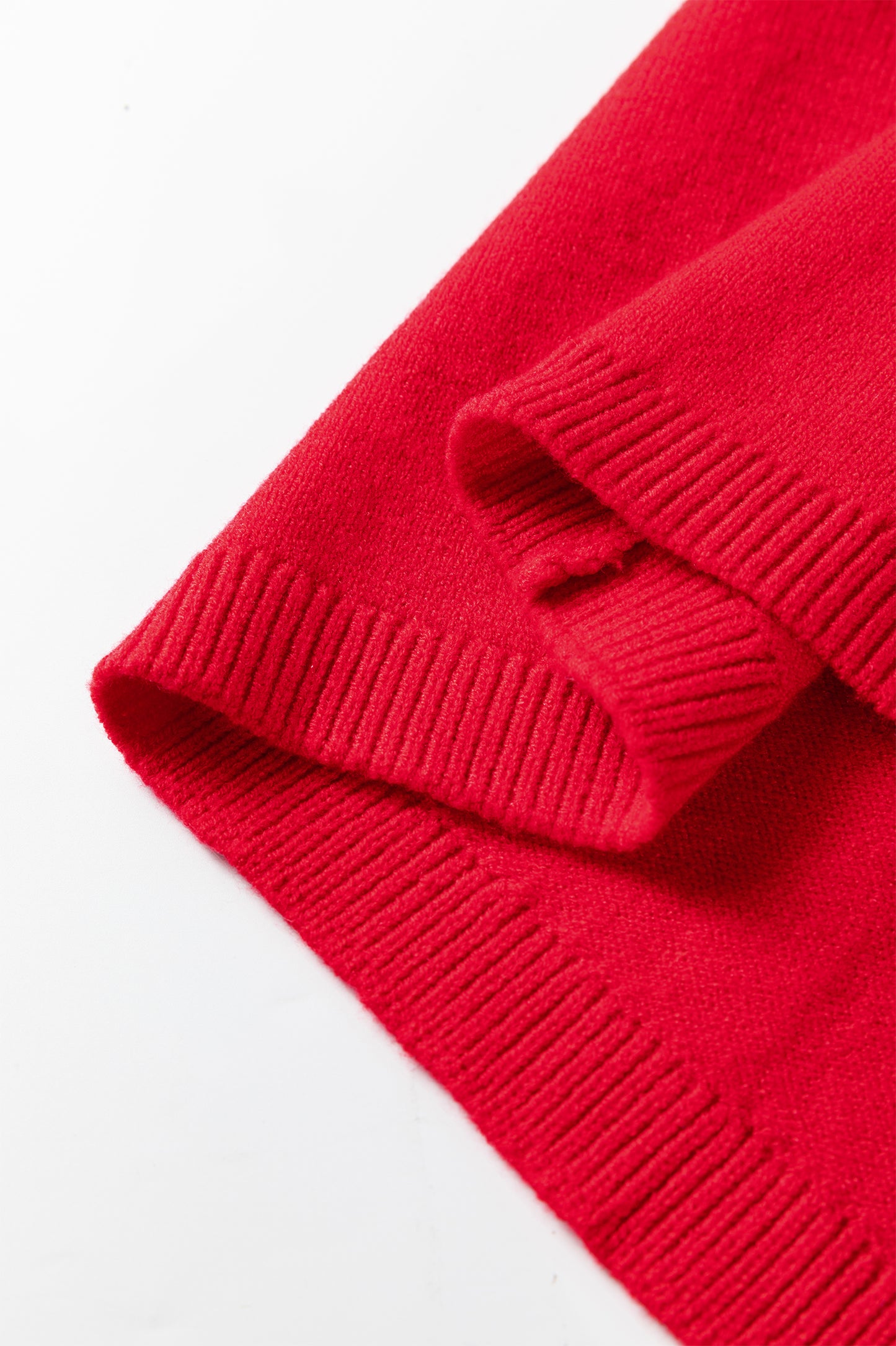 Fiery Red Yeehaw Embroidered Letter Loose Short Sleeve Sweater-TOPS / DRESSES-[Adult]-[Female]-2022 Online Blue Zone Planet