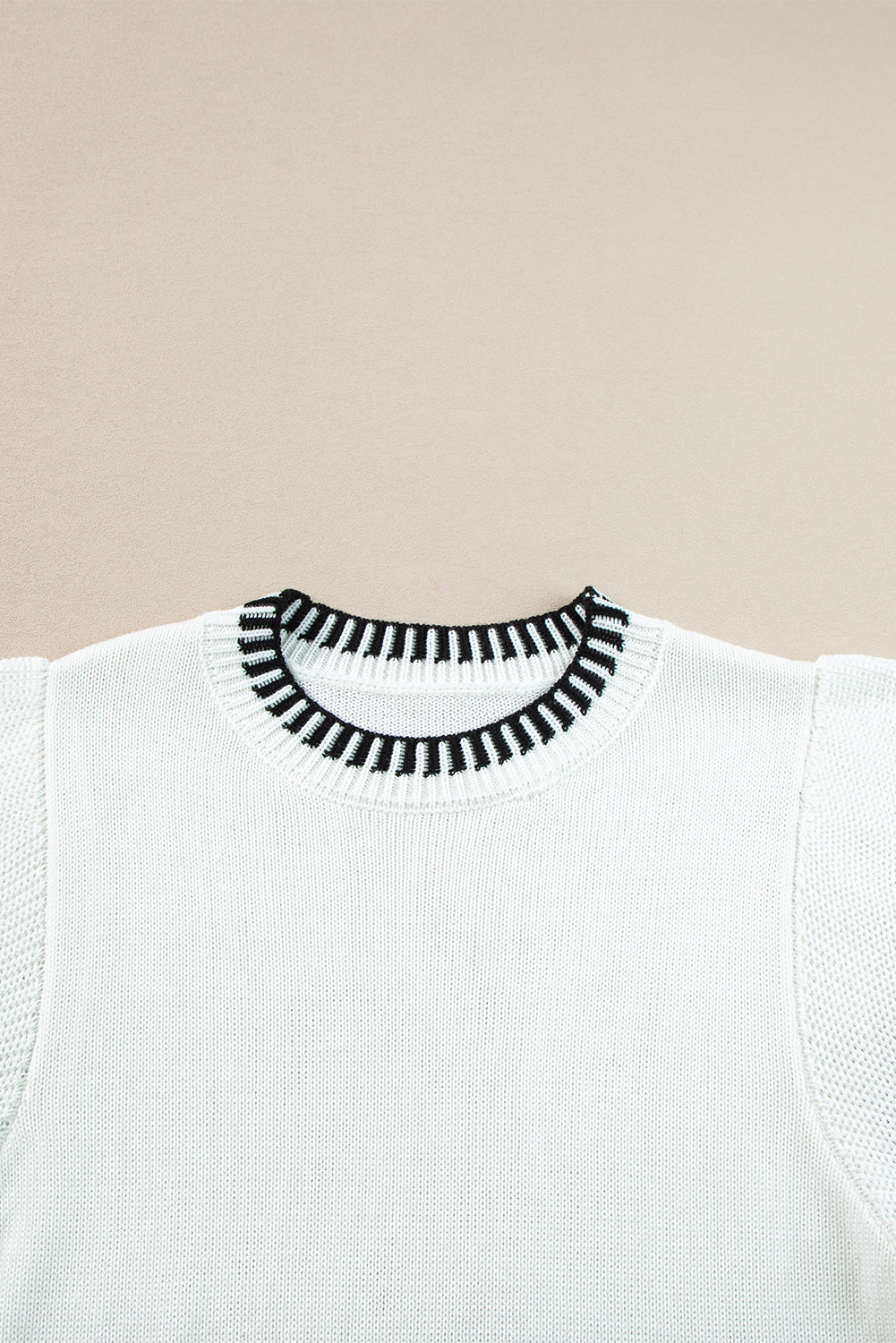 Round Neck Short Sleeve Knit Top-TOPS / DRESSES-[Adult]-[Female]-2022 Online Blue Zone Planet