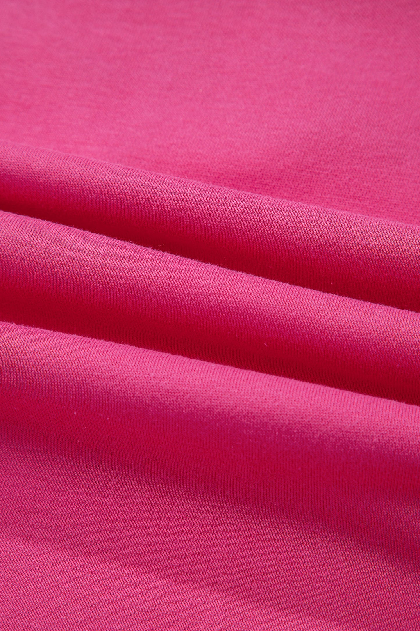 Rose Red Lucky Clover Embroidered Loose Pullover Sweatshirt-Tops/Sweatshirts & Hoodies-[Adult]-[Female]-2022 Online Blue Zone Planet