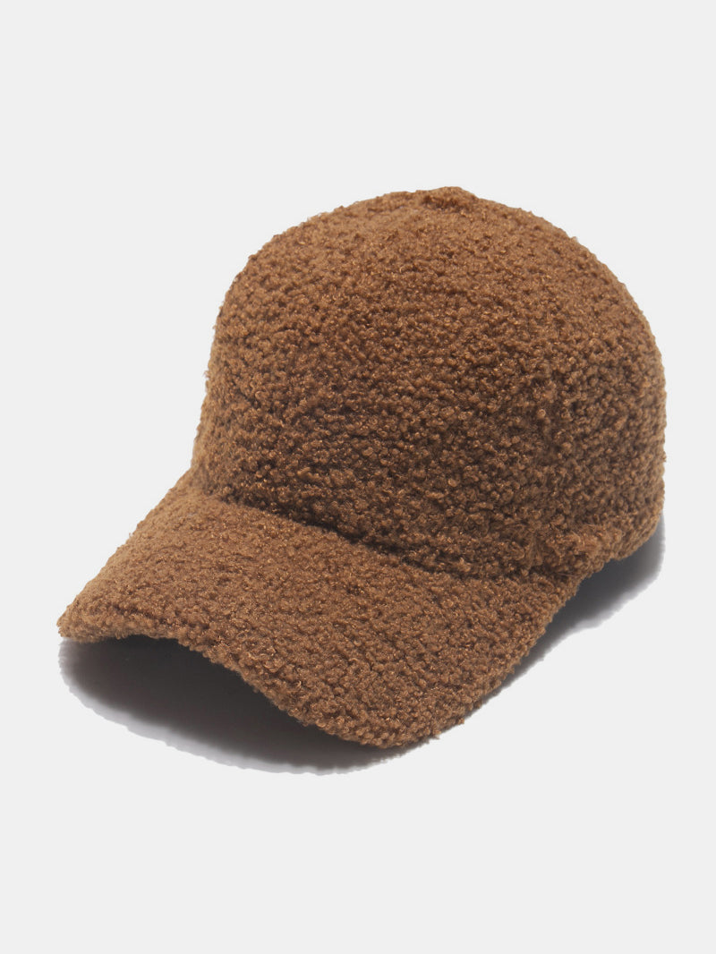 Blue Zone Planet | Sherpa Solid Color Baseball Cap-[Adult]-[Female]-Brown-One Size-2022 Online Blue Zone Planet