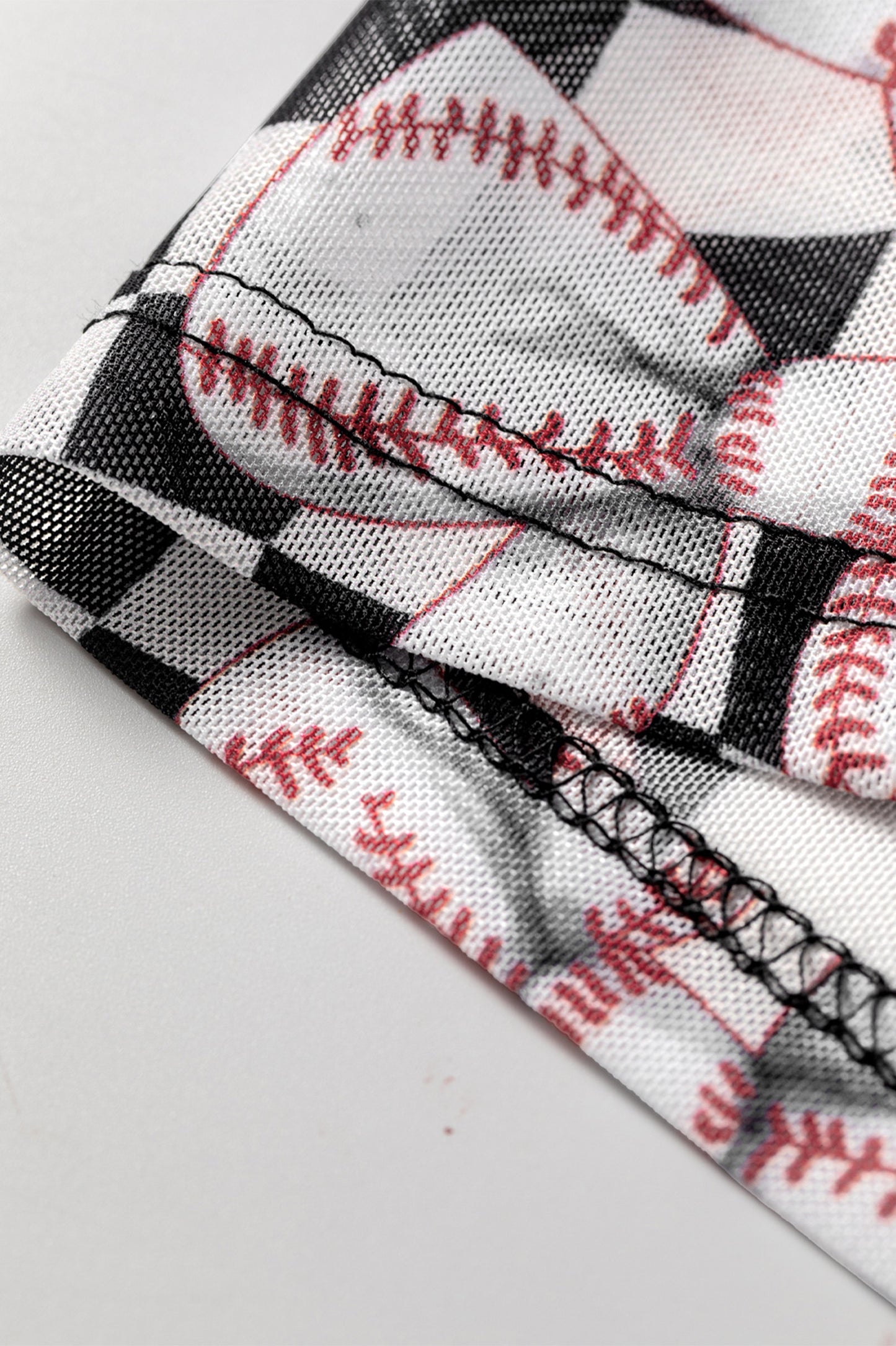 Black High Neck Plaid Baseball Bow Long Sleeve Pullover Tops-Tops/Long Sleeve Tops-[Adult]-[Female]-2022 Online Blue Zone Planet