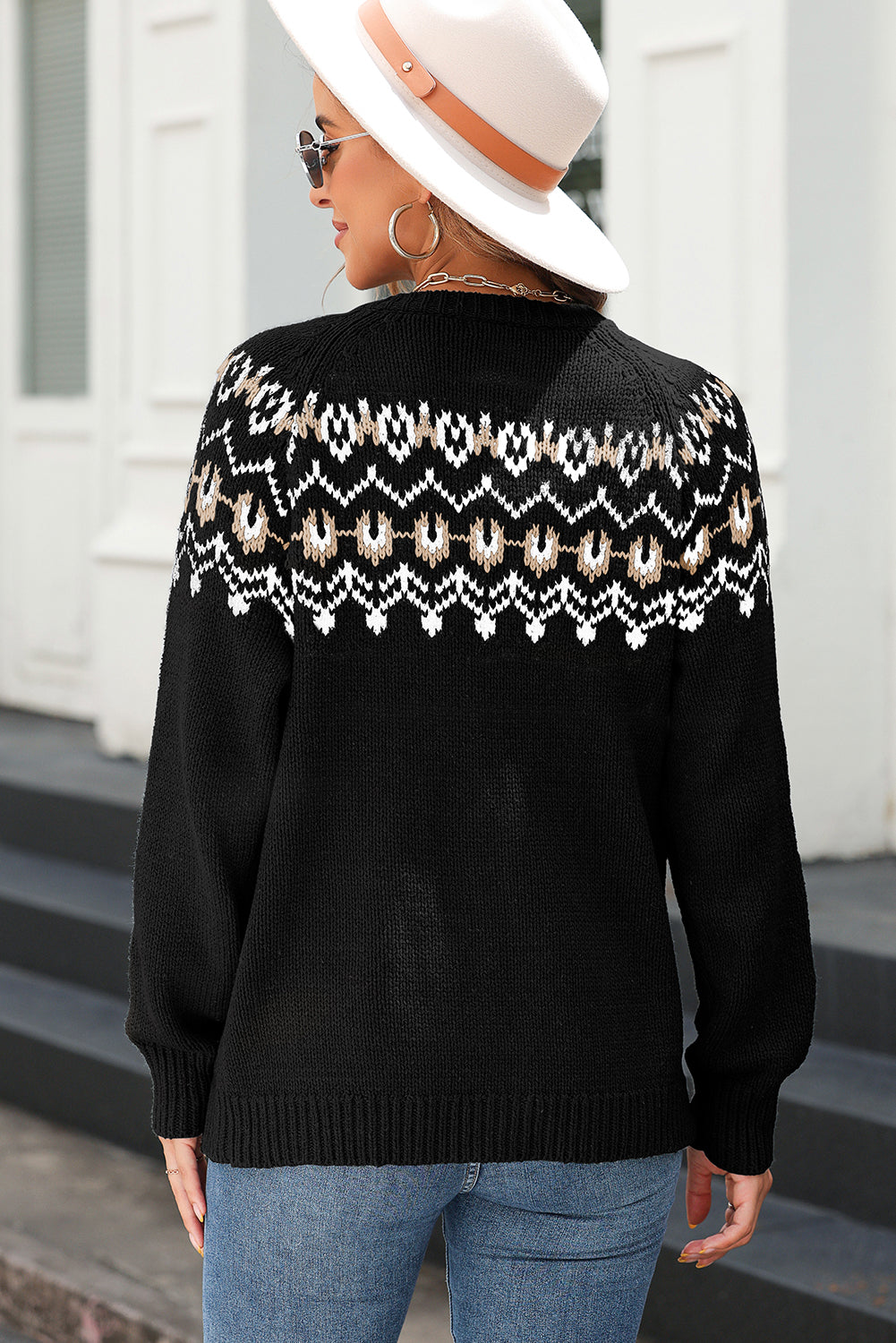 Moss Green Western Fashion Abstract Printed Cardigan Sweater-Sweaters & Cardigans/Cardigans-[Adult]-[Female]-2022 Online Blue Zone Planet