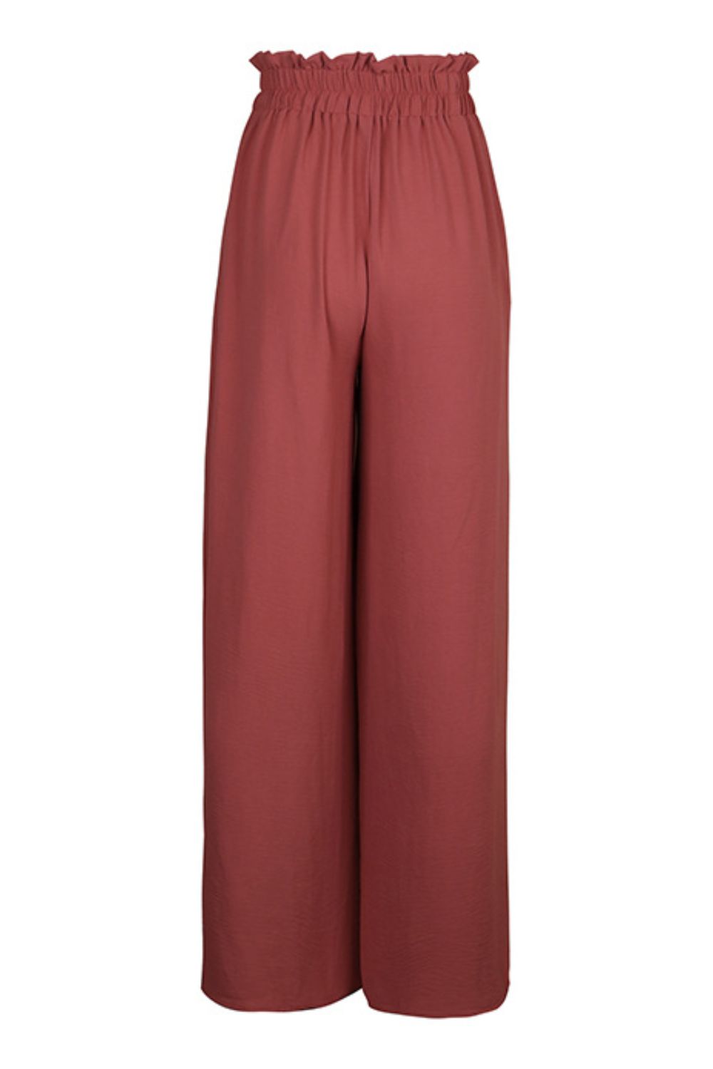 Blue Zone Planet | Perfee Frill Tied Wide Leg Pants-BOTTOM SIZES SMALL MEDIUM LARGE-[Adult]-[Female]-2022 Online Blue Zone Planet