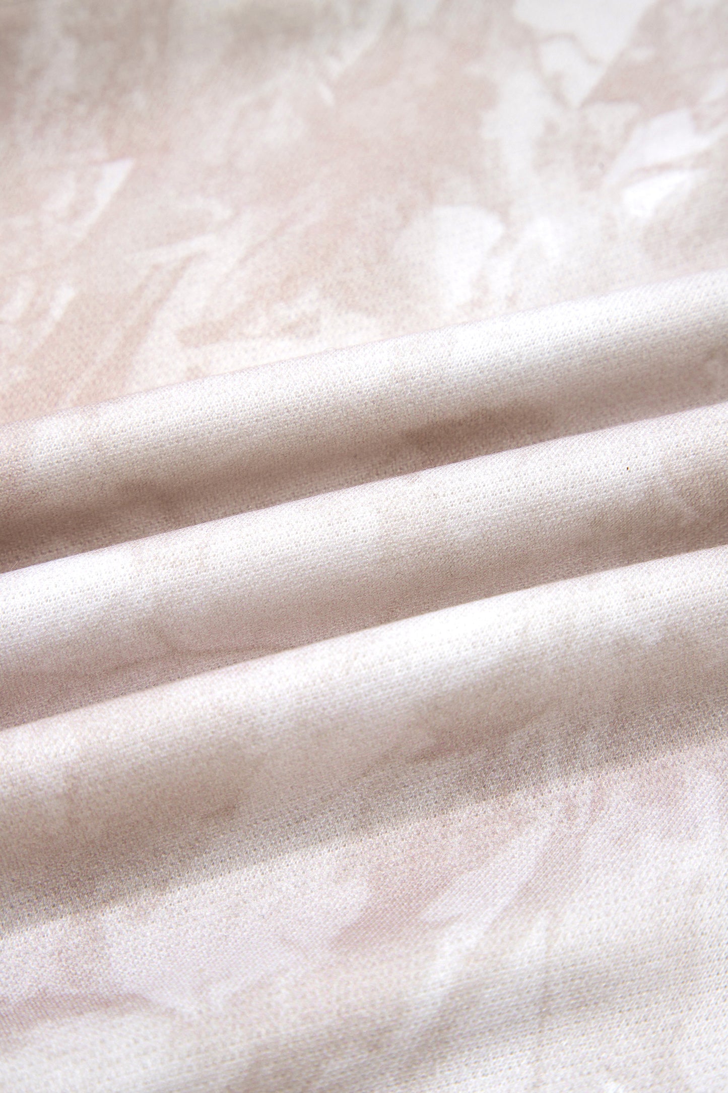 White Abstract Woodland Print Balloon Sleeve Pullover Drawstring Mini Skirt Set-Two Piece Sets/Two Piece Dresses-[Adult]-[Female]-2022 Online Blue Zone Planet