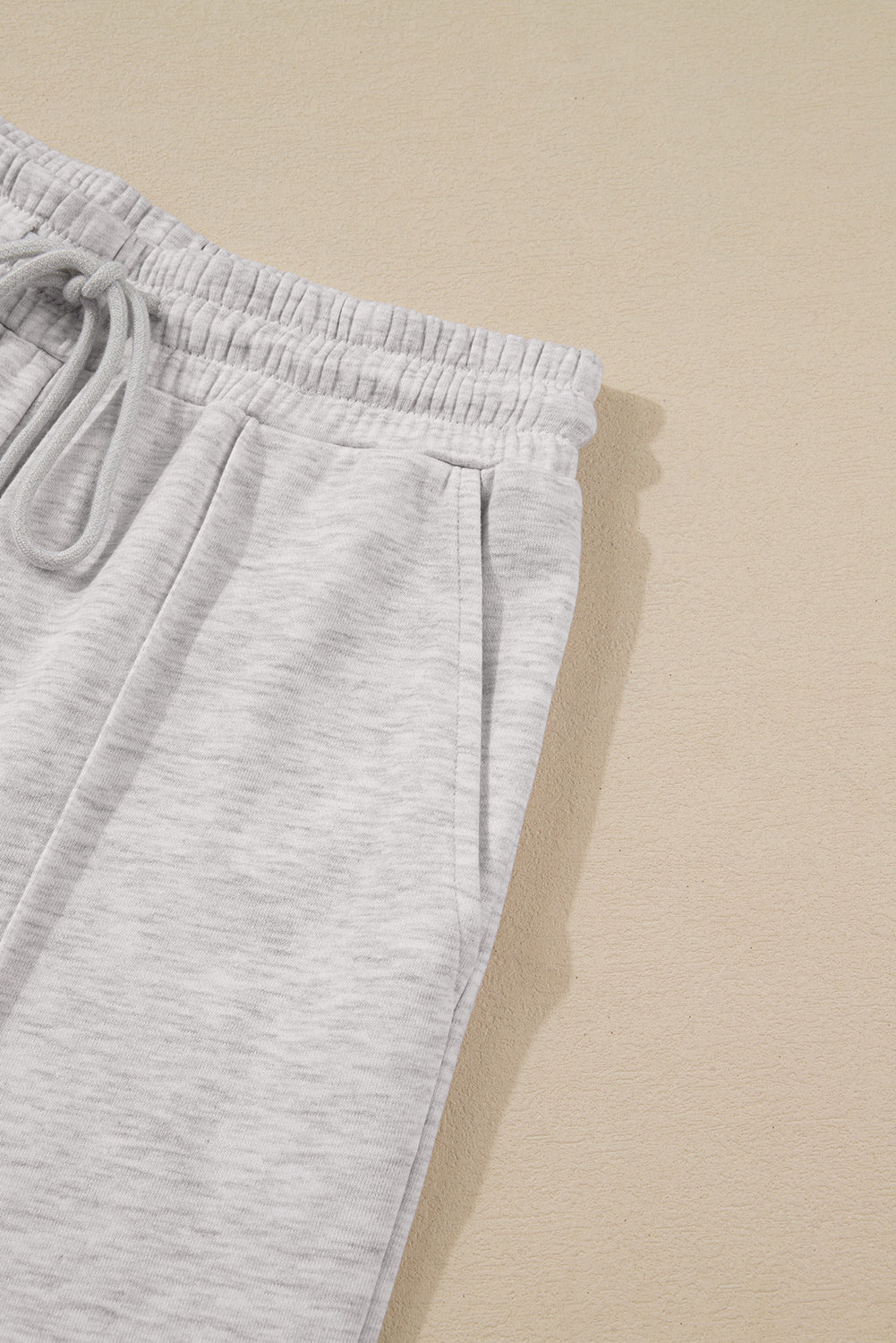 Dark Khaki Polo Collar V Neck Pullover and Drawstring Sweatpants Set-Two Piece Sets/Pant Sets-[Adult]-[Female]-2022 Online Blue Zone Planet