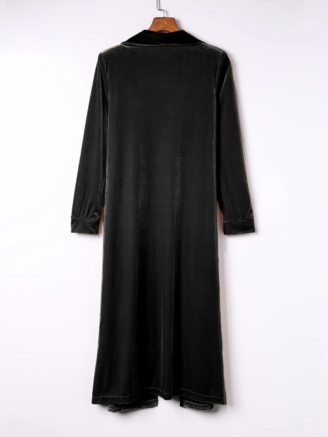 Open Front Long Sleeve Coat-TOPS / DRESSES-[Adult]-[Female]-2022 Online Blue Zone Planet