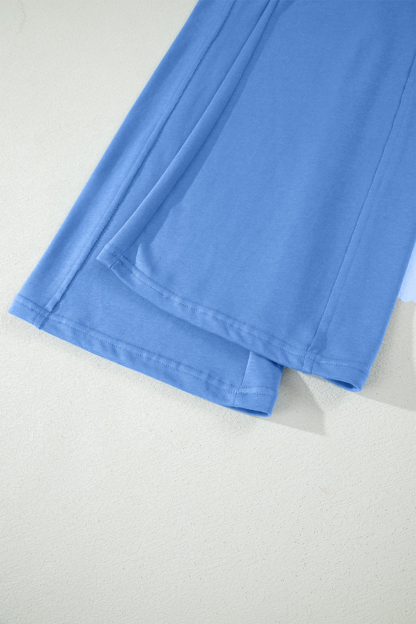 Sachet Pink Solid Cover Oversize Tee Pocketed Casual Pants 2pcs Outfit-Two Piece Sets/Pant Sets-[Adult]-[Female]-2022 Online Blue Zone Planet