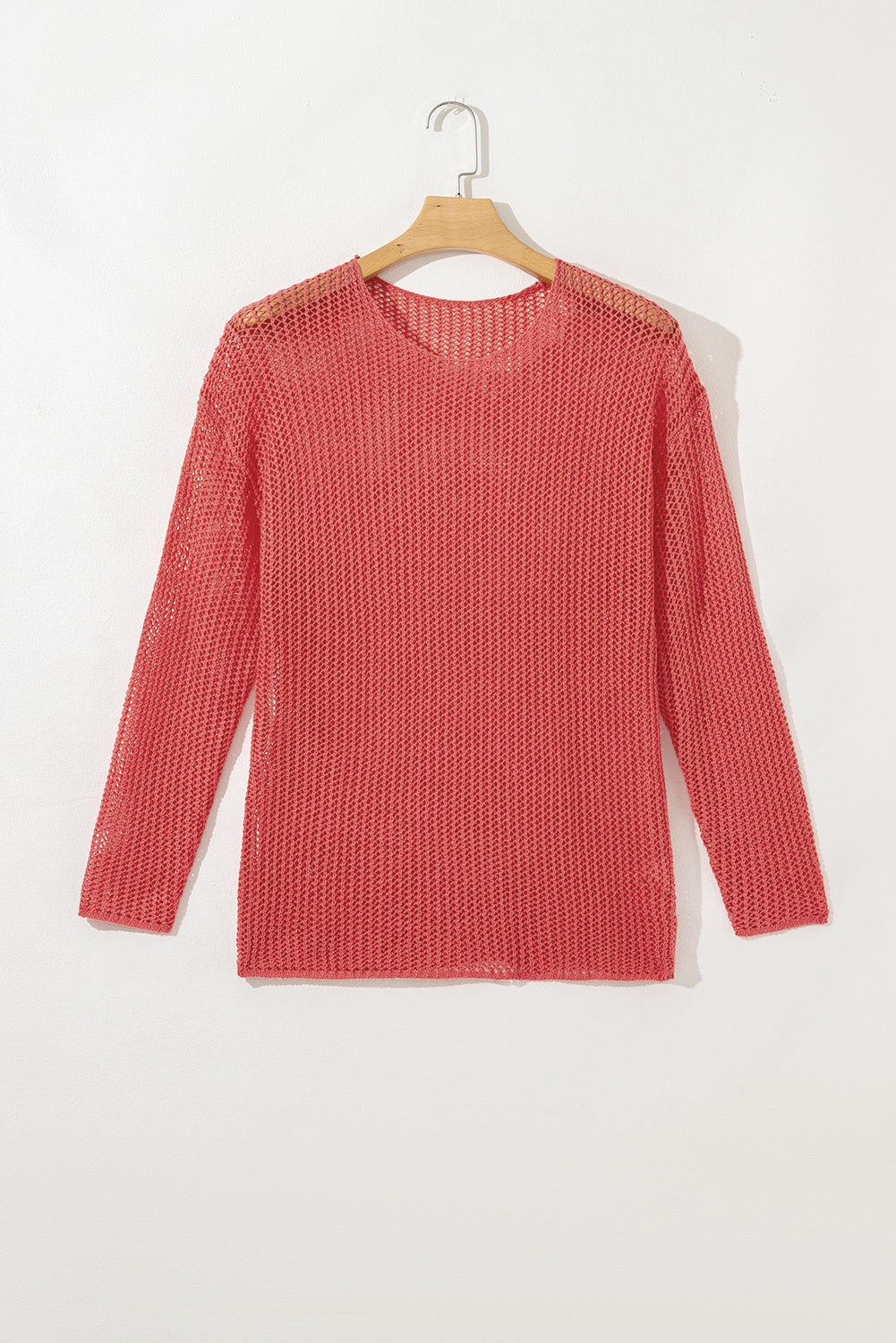 Black Crochet Hollow-Out Jumper Top Sweater-Sweaters & Cardigans/Sweaters-[Adult]-[Female]-2022 Online Blue Zone Planet