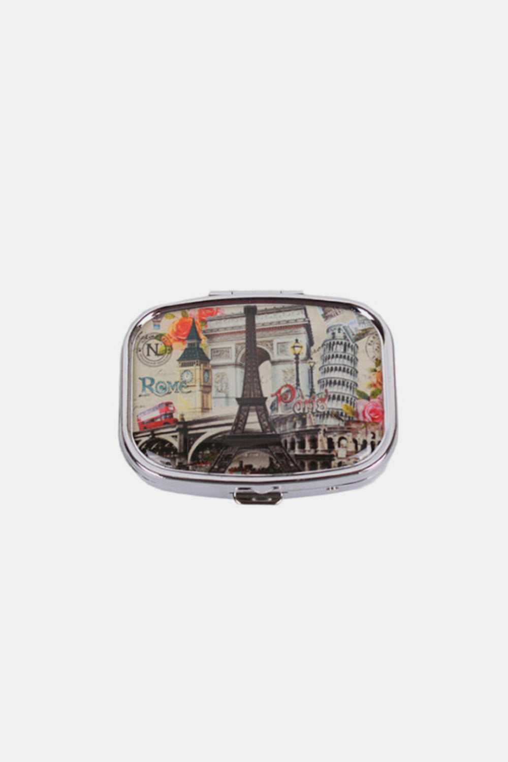 Nicole Lee USA Print Metallic Rectangular Pill Case-PILL CASES-[Adult]-[Female]-Europe-One Size-2022 Online Blue Zone Planet