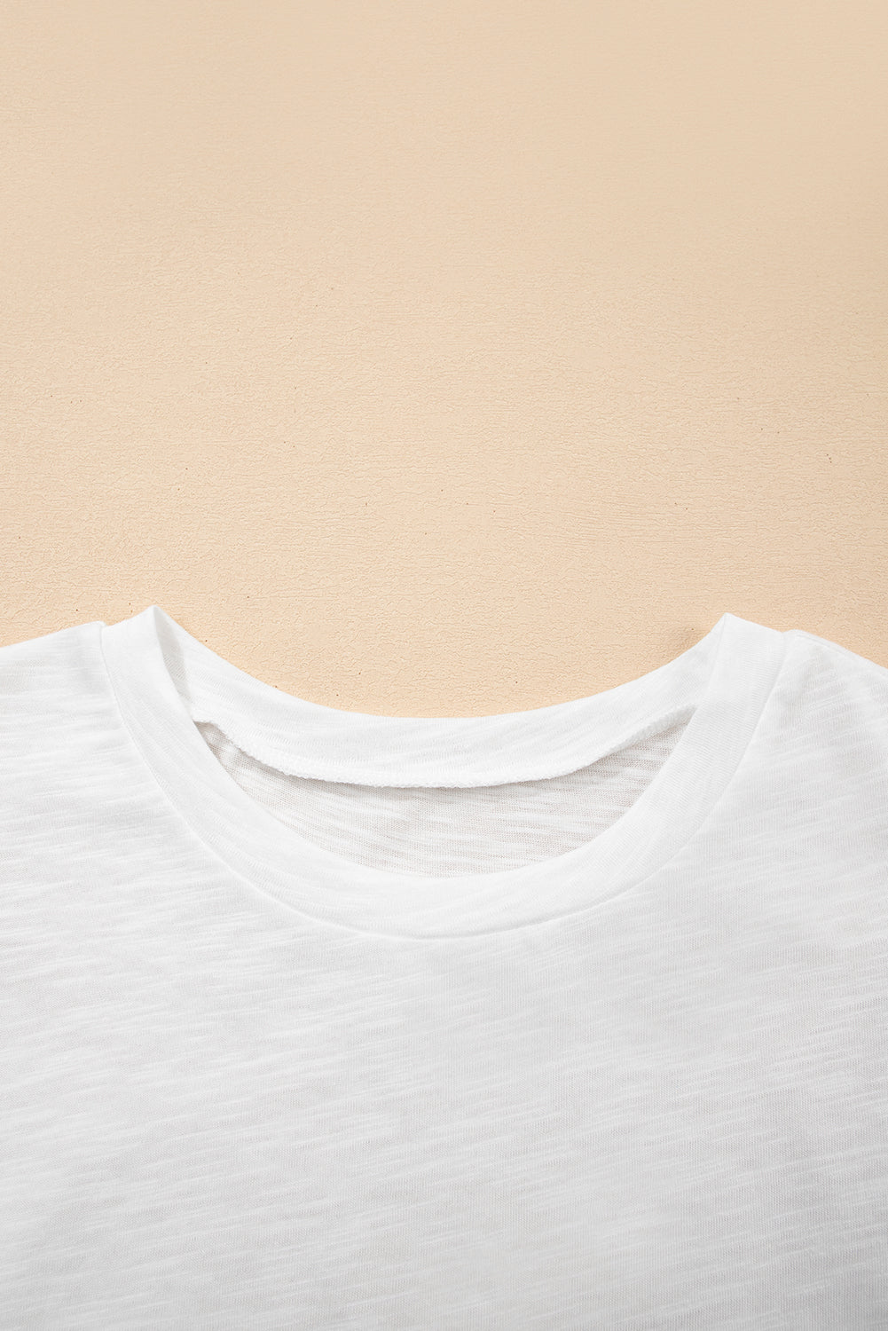 White Layered Ruffle Short Sleeve Round Neck Top-Tops/Tops & Tees-[Adult]-[Female]-2022 Online Blue Zone Planet