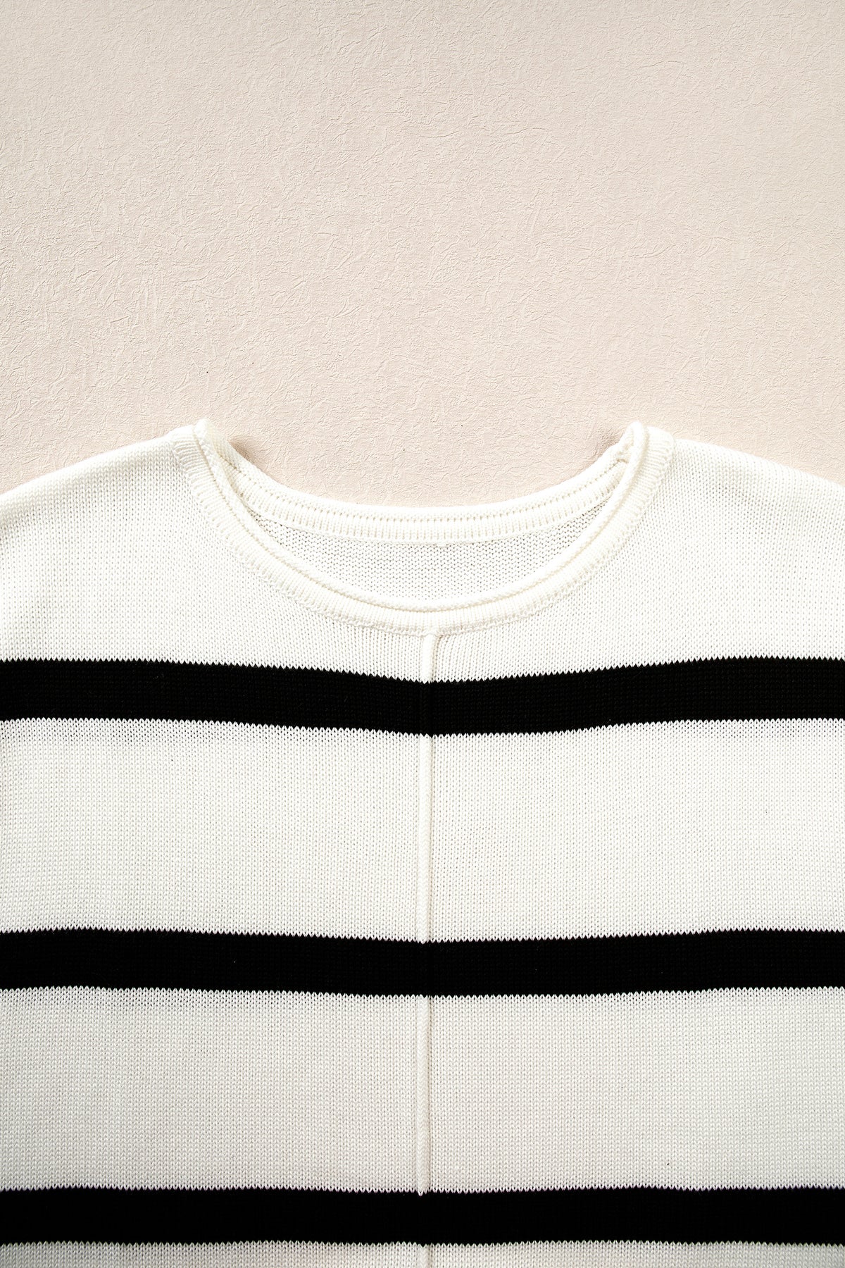 Rose Stripe Knit Western Short Sleeve Sweater-TOPS / DRESSES-[Adult]-[Female]-2022 Online Blue Zone Planet
