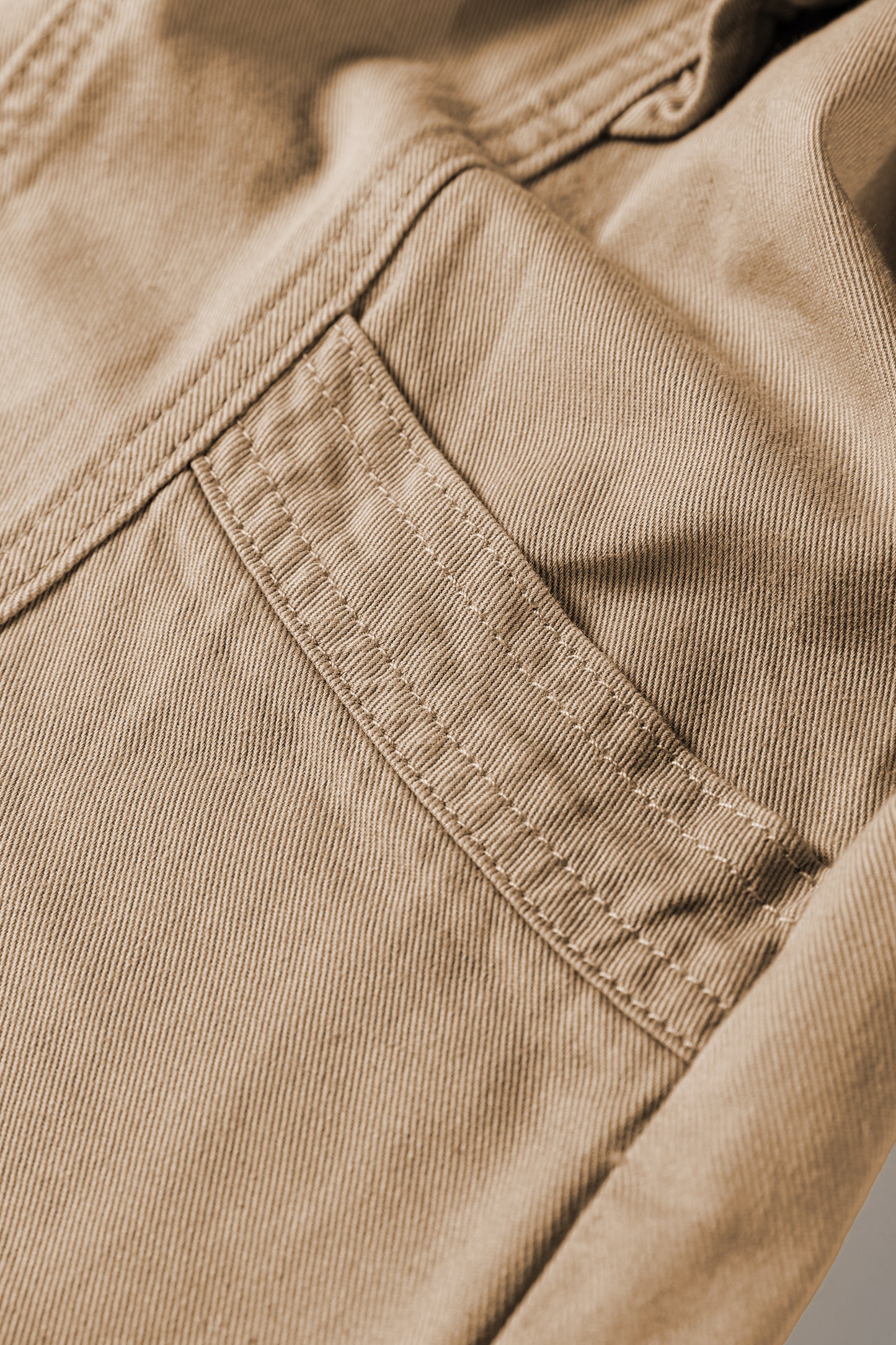 Pale Khaki Ruffled Patchwork Denim Jacket Vest-Outerwear/Vests-[Adult]-[Female]-2022 Online Blue Zone Planet