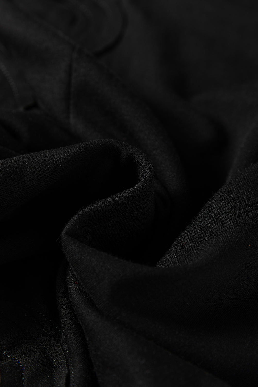 Black Solid Color Raw Seam Big Flower Patched Loose Overall Jumpsuit-Bottoms/Jumpsuits & Rompers-[Adult]-[Female]-2022 Online Blue Zone Planet