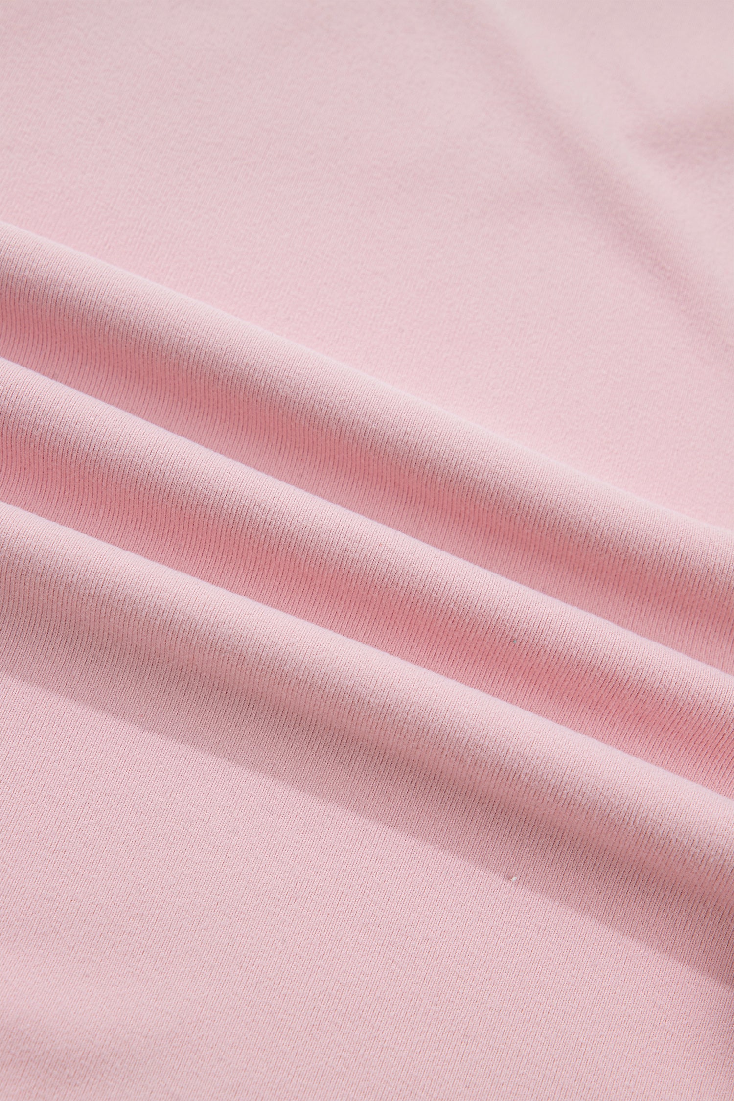 Light Pink Solid Color Bow Textured Patchwork Long Sleeve Tee-Tops/Long Sleeve Tops-[Adult]-[Female]-2022 Online Blue Zone Planet
