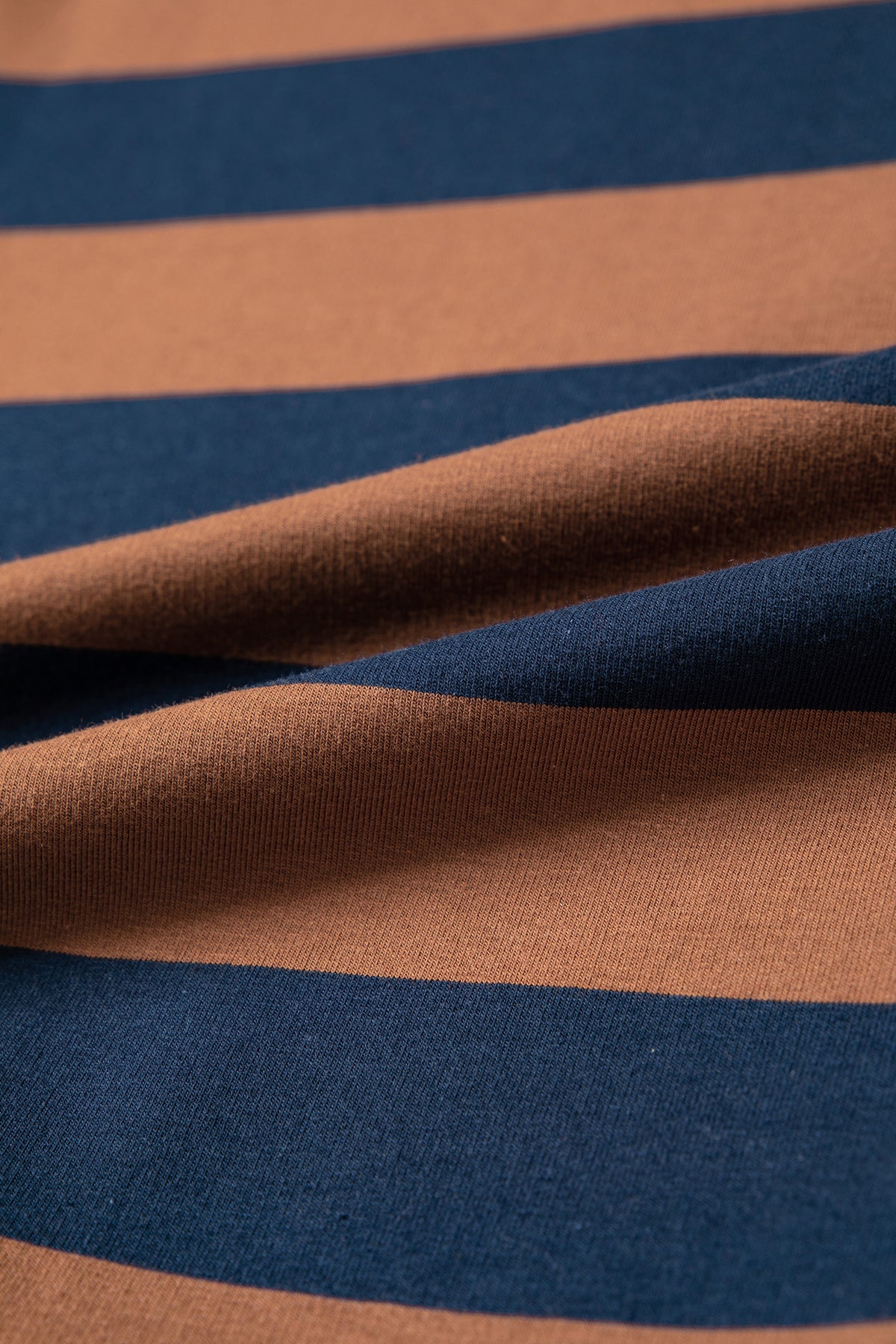 Brown Stripe Colorblock Mock Neck Relaxed Sweatshirt-Tops/Sweatshirts & Hoodies-[Adult]-[Female]-2022 Online Blue Zone Planet