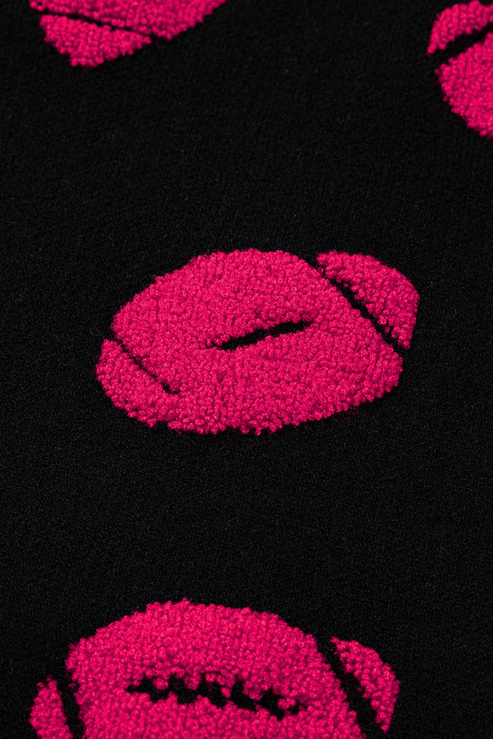 Black Rugby Print Casual Knit Short Sleeve Sweater-TOPS / DRESSES-[Adult]-[Female]-2022 Online Blue Zone Planet