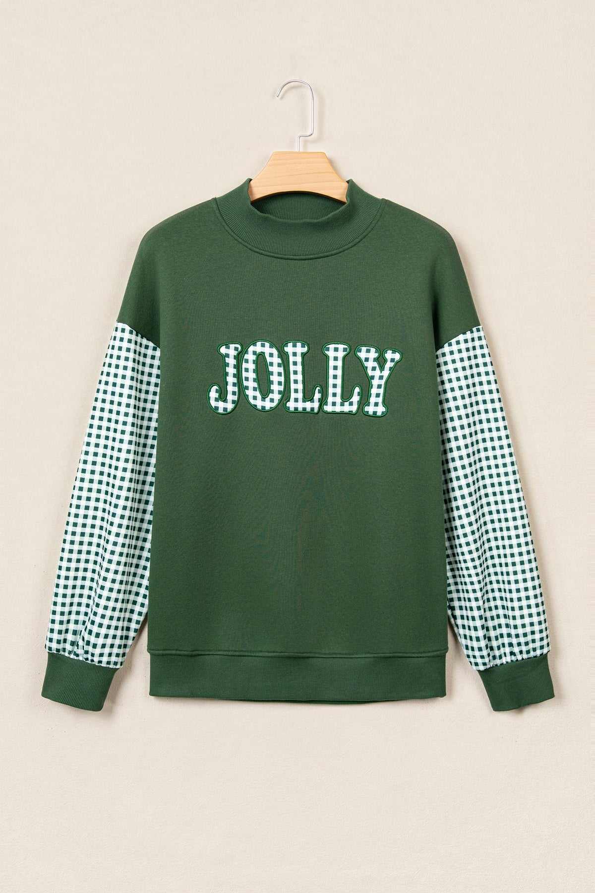 Carrot Gingham Plaid Oversized Pullover Sweatshirt-Tops/Sweatshirts & Hoodies-[Adult]-[Female]-2022 Online Blue Zone Planet