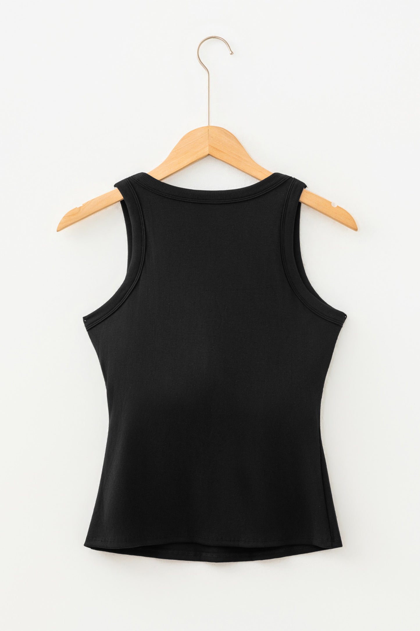 Four Leaf Clover Slim Ribbed Padded Tank Top-Tops/Tank Tops-[Adult]-[Female]-2022 Online Blue Zone Planet