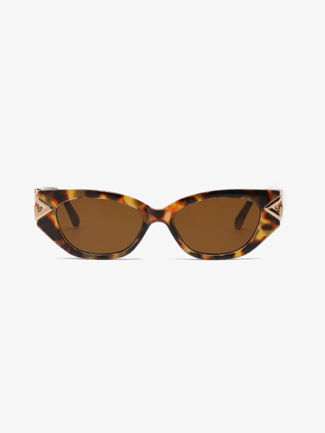 Polycarbonate Frame Cat-Eye Sunglasses-SUN GLASSES-[Adult]-[Female]-Brown-One Size-2022 Online Blue Zone Planet