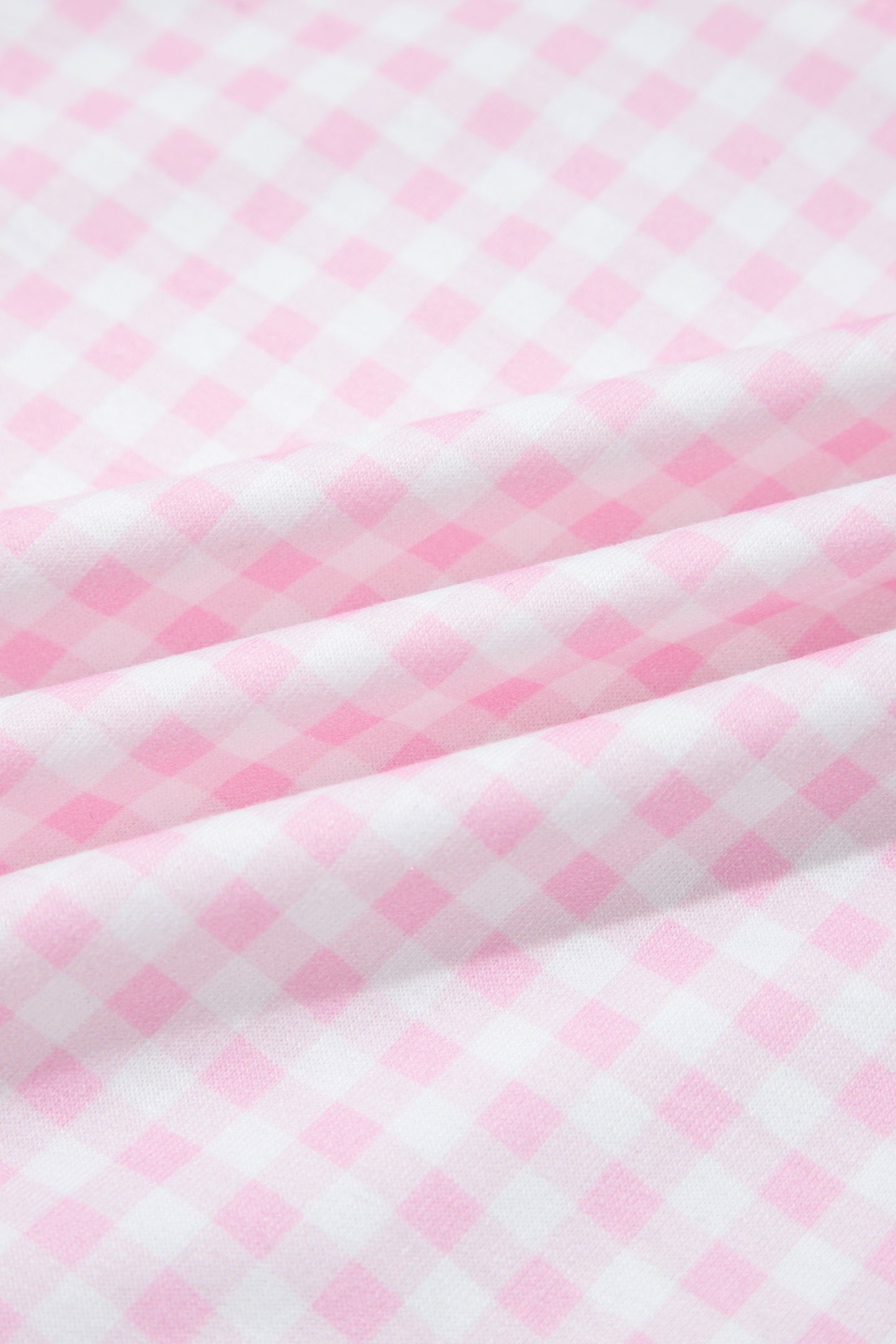 Pink Plaid Zip Neck Sleeveless Top Elastic Waist Shorts Casual Two Piece Short Set-Two Piece Sets/Short Sets-[Adult]-[Female]-2022 Online Blue Zone Planet