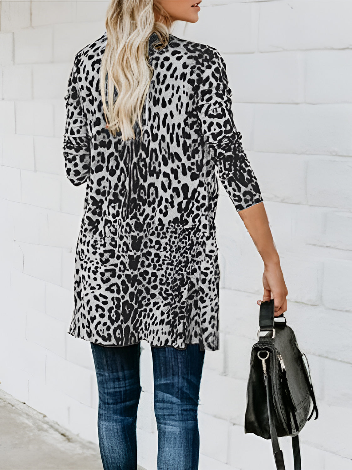 Blue Zone Planet | Leopard Button Up Long Sleeve Cardigan-TOPS / DRESSES-[Adult]-[Female]-2022 Online Blue Zone Planet