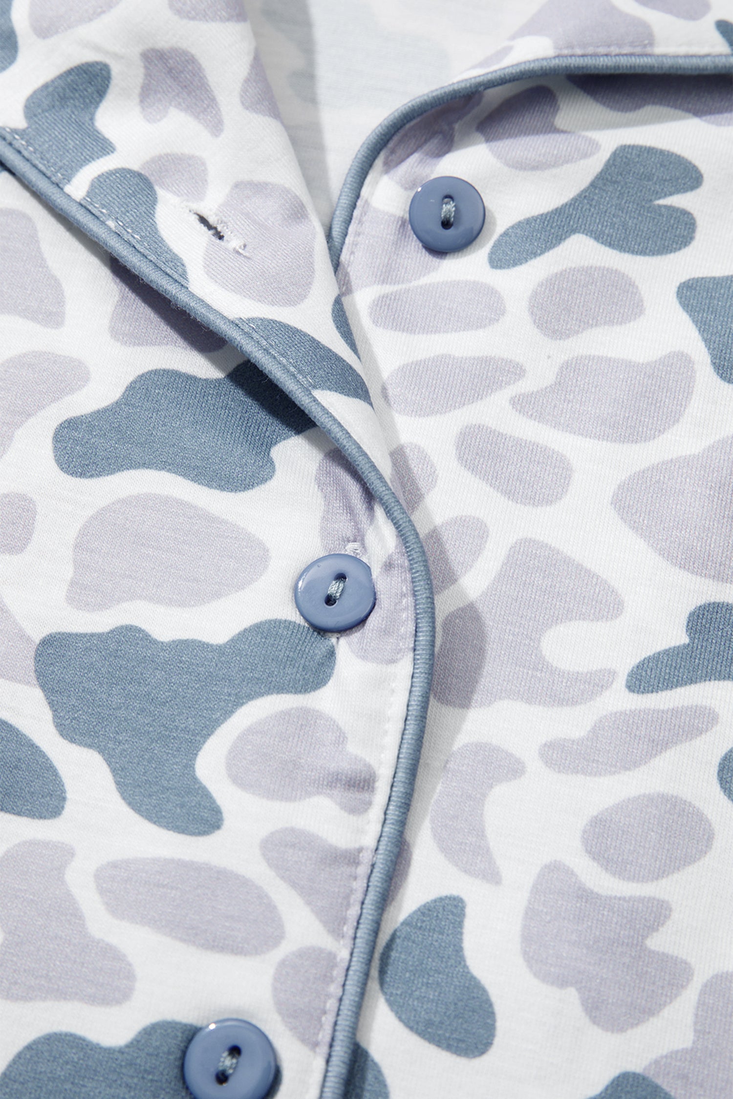 Beige Camouflage Print Lapel Shirt Drawstring 2pcs Short Pajama Set-Loungewear & Sleepwear/Sleepwear-[Adult]-[Female]-2022 Online Blue Zone Planet
