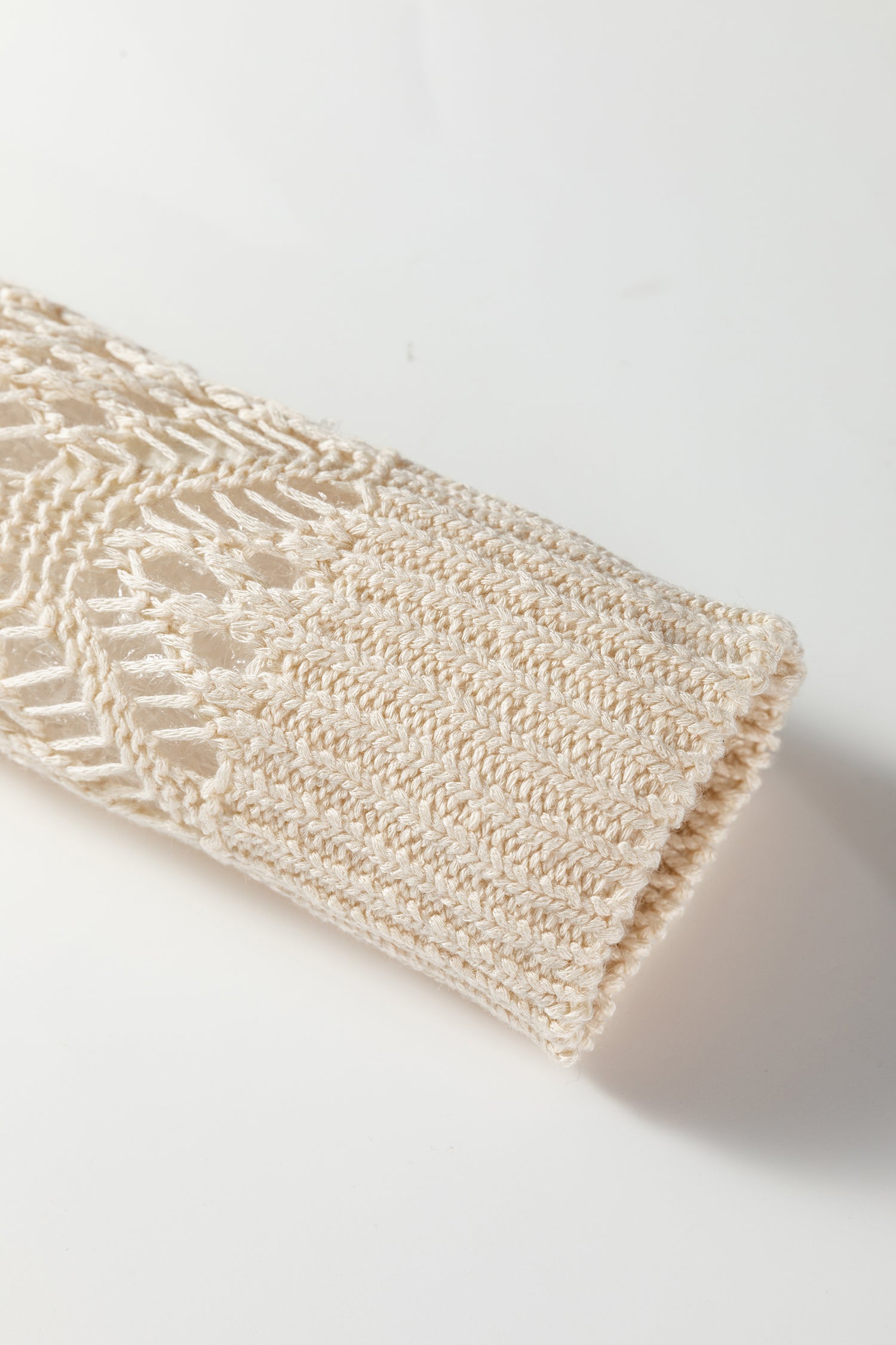 Beau Blue Solid V Neck Pointelle Knit Sleeve Patchwork Sweater-TOPS / DRESSES-[Adult]-[Female]-2022 Online Blue Zone Planet