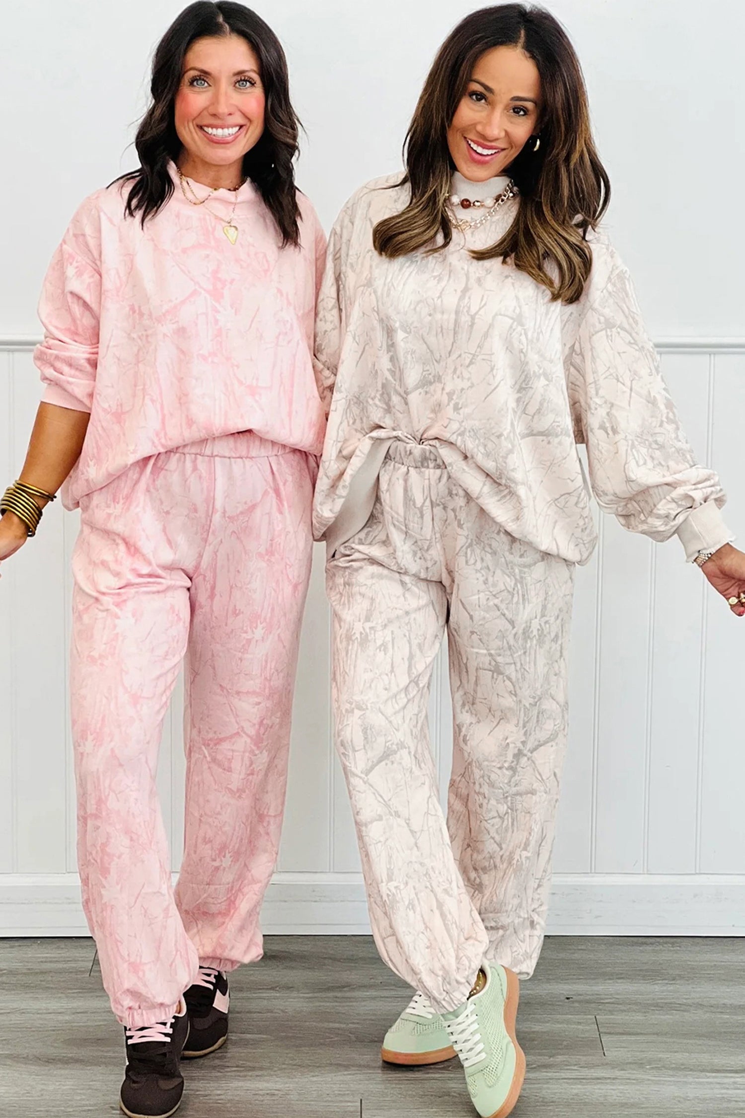 Khaki Camo Print Jogger Pants Set-Two Piece Sets/Pant Sets-[Adult]-[Female]-2022 Online Blue Zone Planet