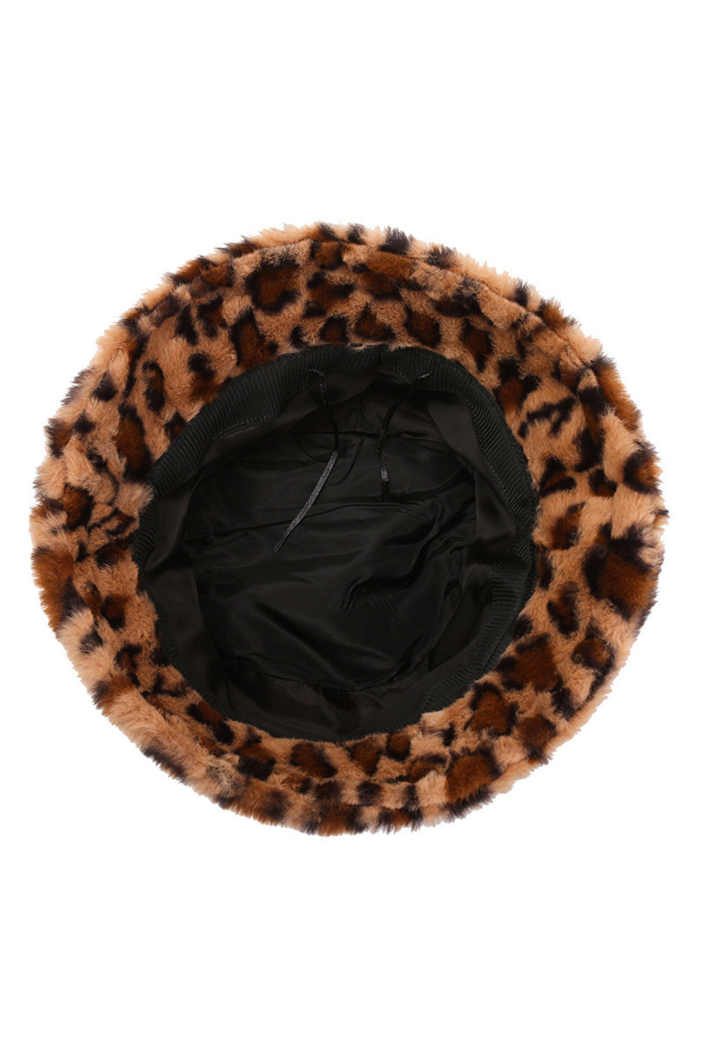 Thai Curry Leopard Plush Wide Brim Winter Fisherman Hat-Hats-[Adult]-[Female]-Thai Curry-ONE SIZE-2022 Online Blue Zone Planet