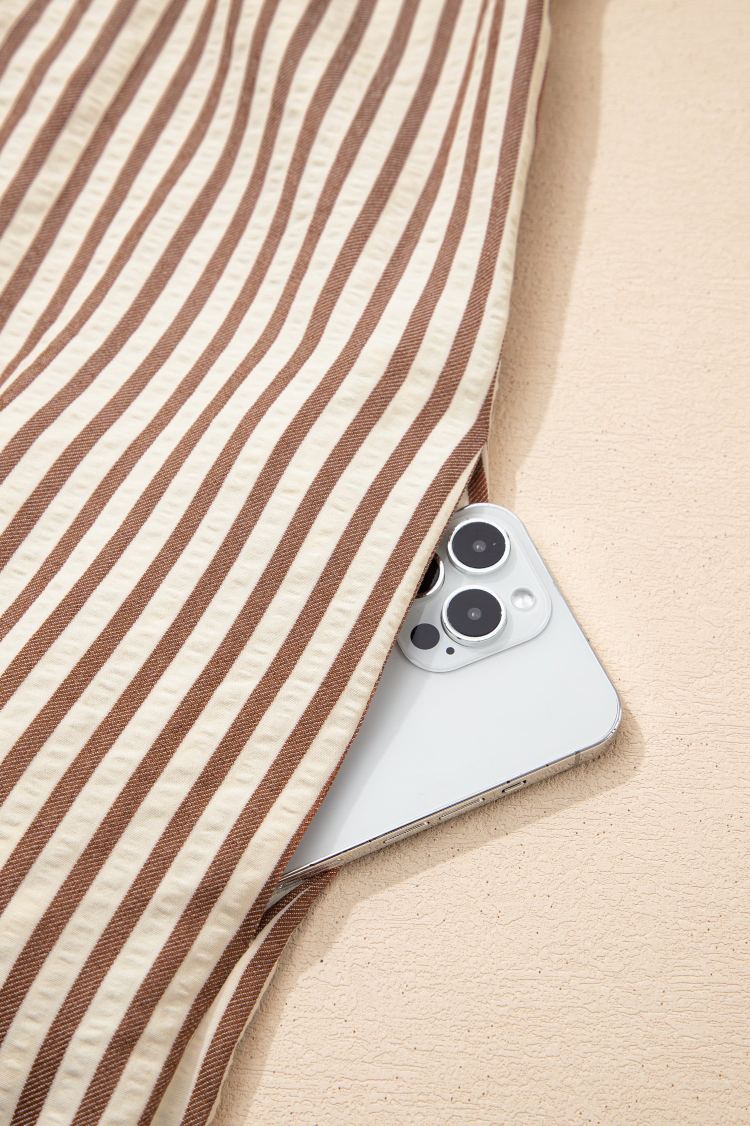 Khaki Stripe Square Button Leopard Trim Loose Bracelet Sleeve Shirt Dress-TOPS / DRESSES-[Adult]-[Female]-2022 Online Blue Zone Planet