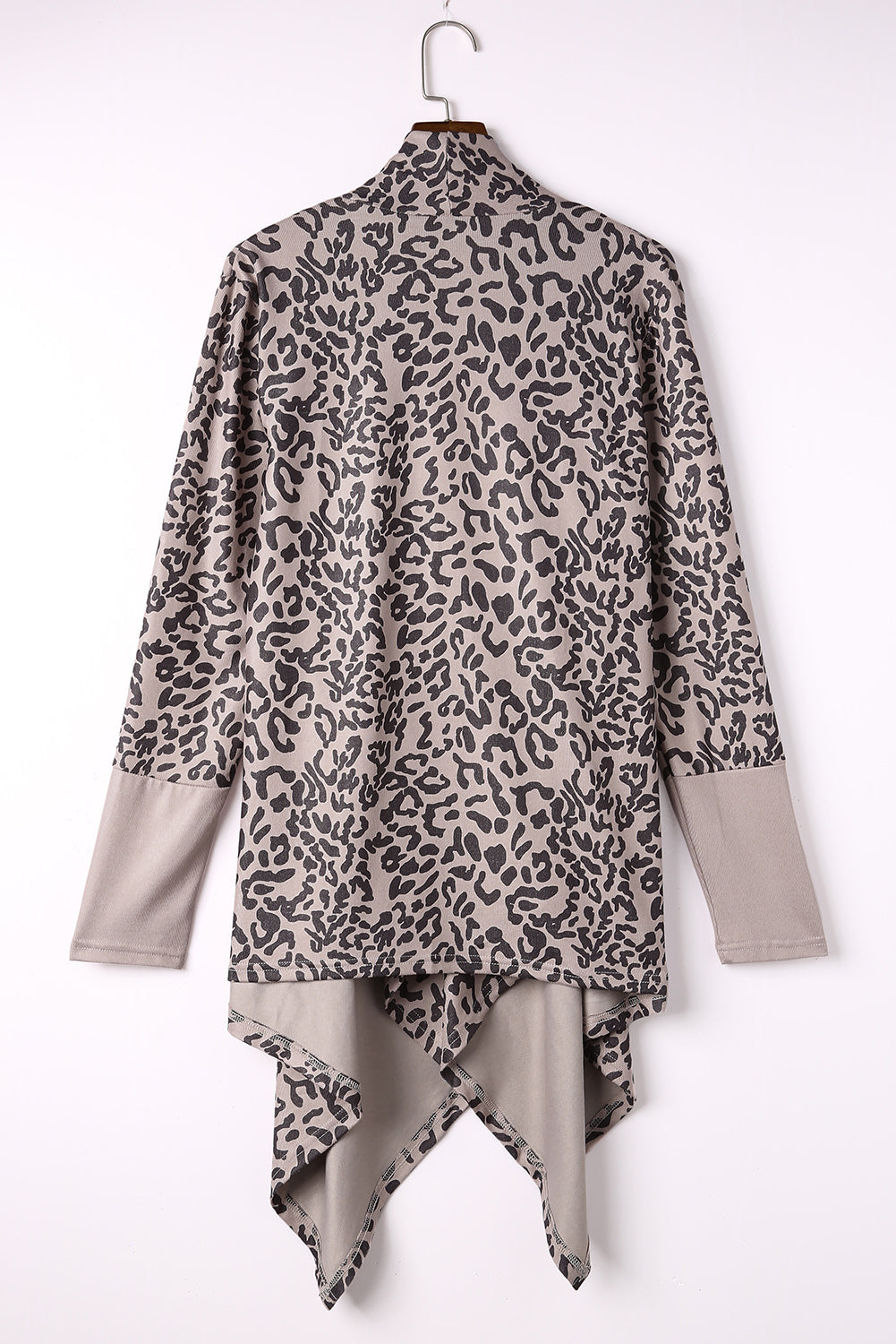 Leopard Open Front Long Sleeve Cover-Up-TOPS / DRESSES-[Adult]-[Female]-2022 Online Blue Zone Planet