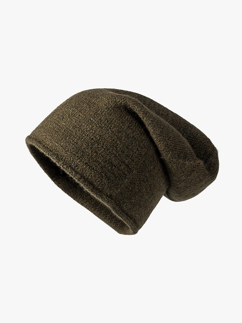 Polyester Knit Beanie Hat-BEANIES-[Adult]-[Female]-Army Green-One Size-2022 Online Blue Zone Planet