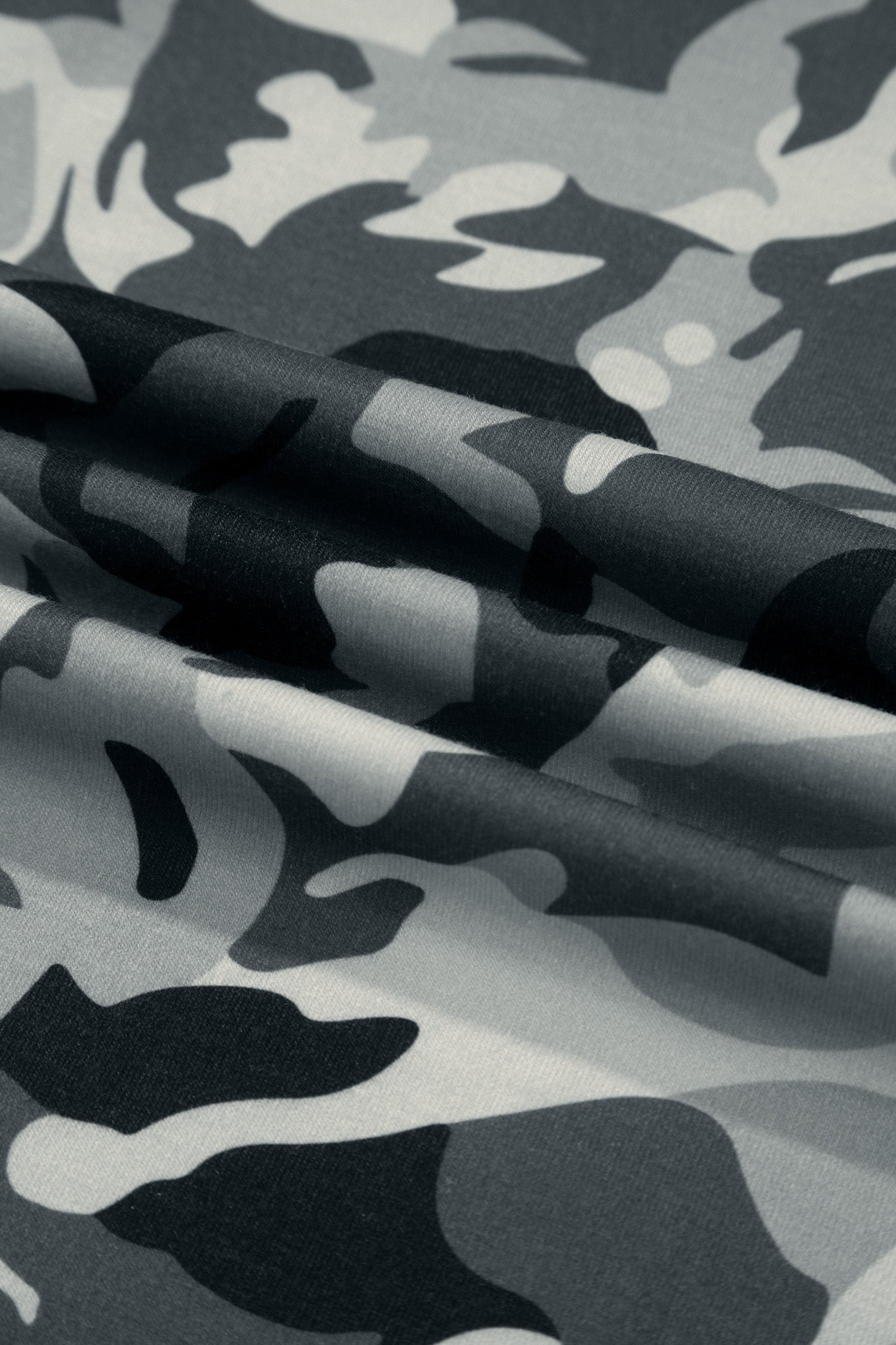 Green Camouflage Print Drawstring Casual Pants-Bottoms/Pants & Culotte-[Adult]-[Female]-2022 Online Blue Zone Planet