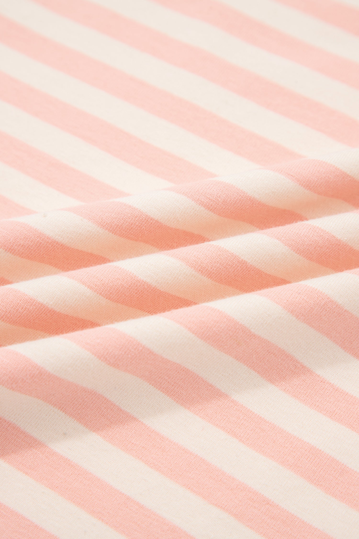 Pink Stripe Contrast Neck Loose Tee and Drawstring Shorts Set-Two Piece Sets/Short Sets-[Adult]-[Female]-2022 Online Blue Zone Planet