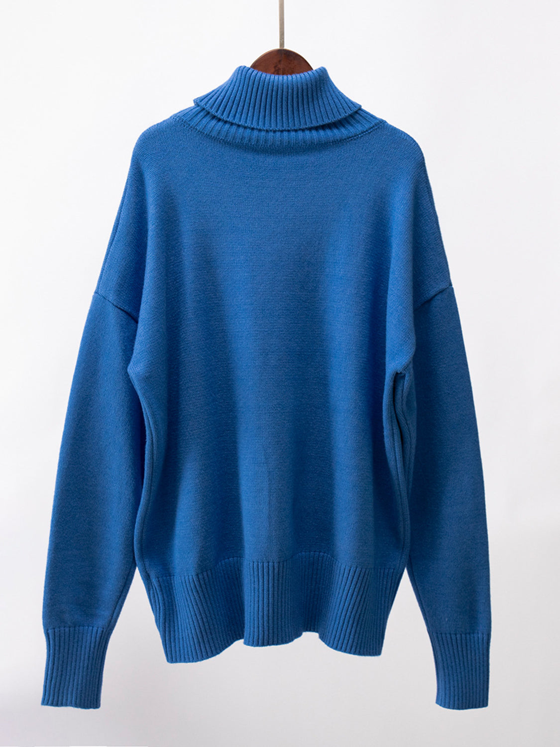 Turtleneck Long Sleeve Sweater-TOPS / DRESSES-[Adult]-[Female]-2022 Online Blue Zone Planet