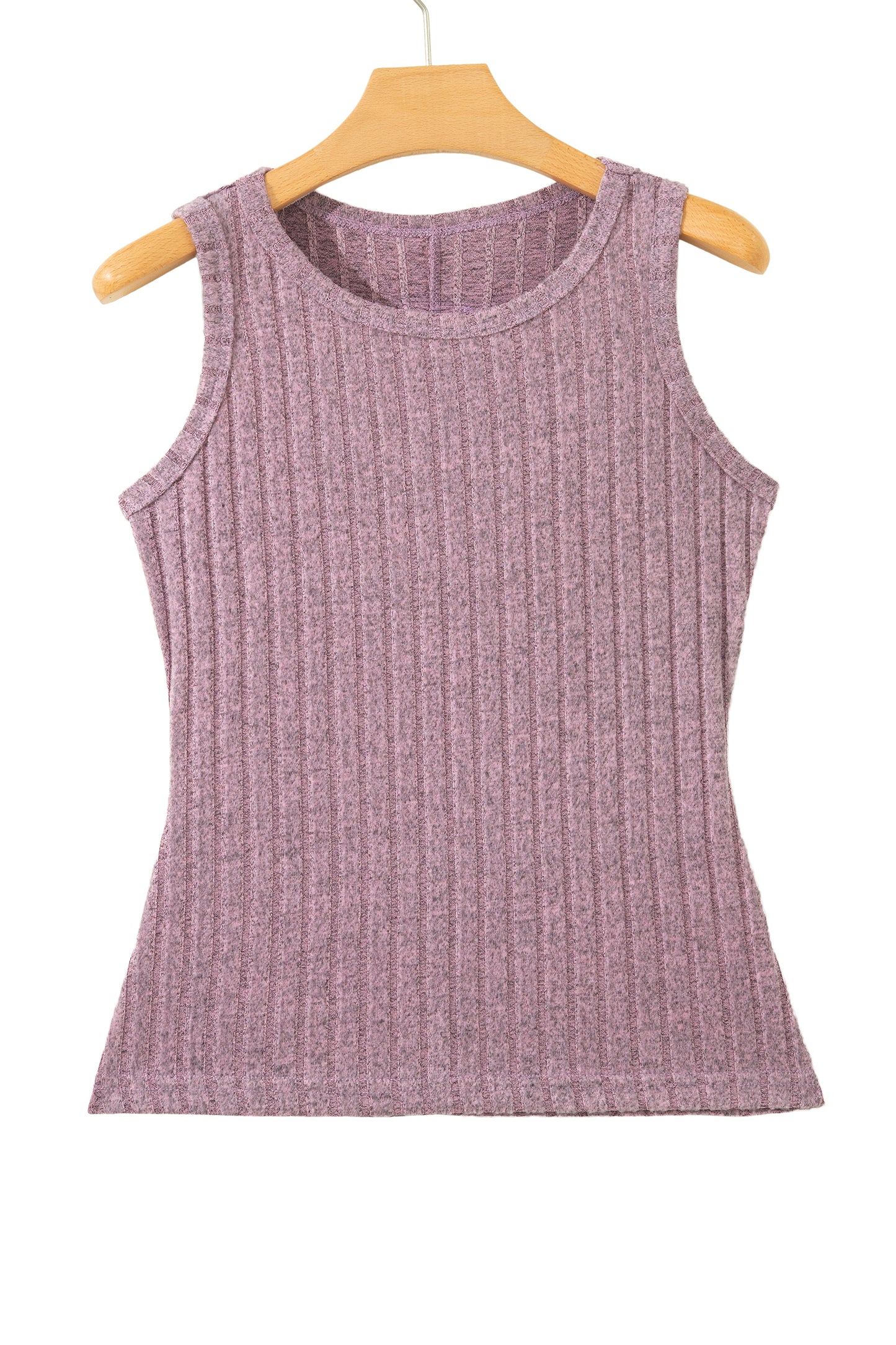 Bonbon Slim Ribbed Mineral Wash Tank Top-Tops/Tank Tops-[Adult]-[Female]-2022 Online Blue Zone Planet