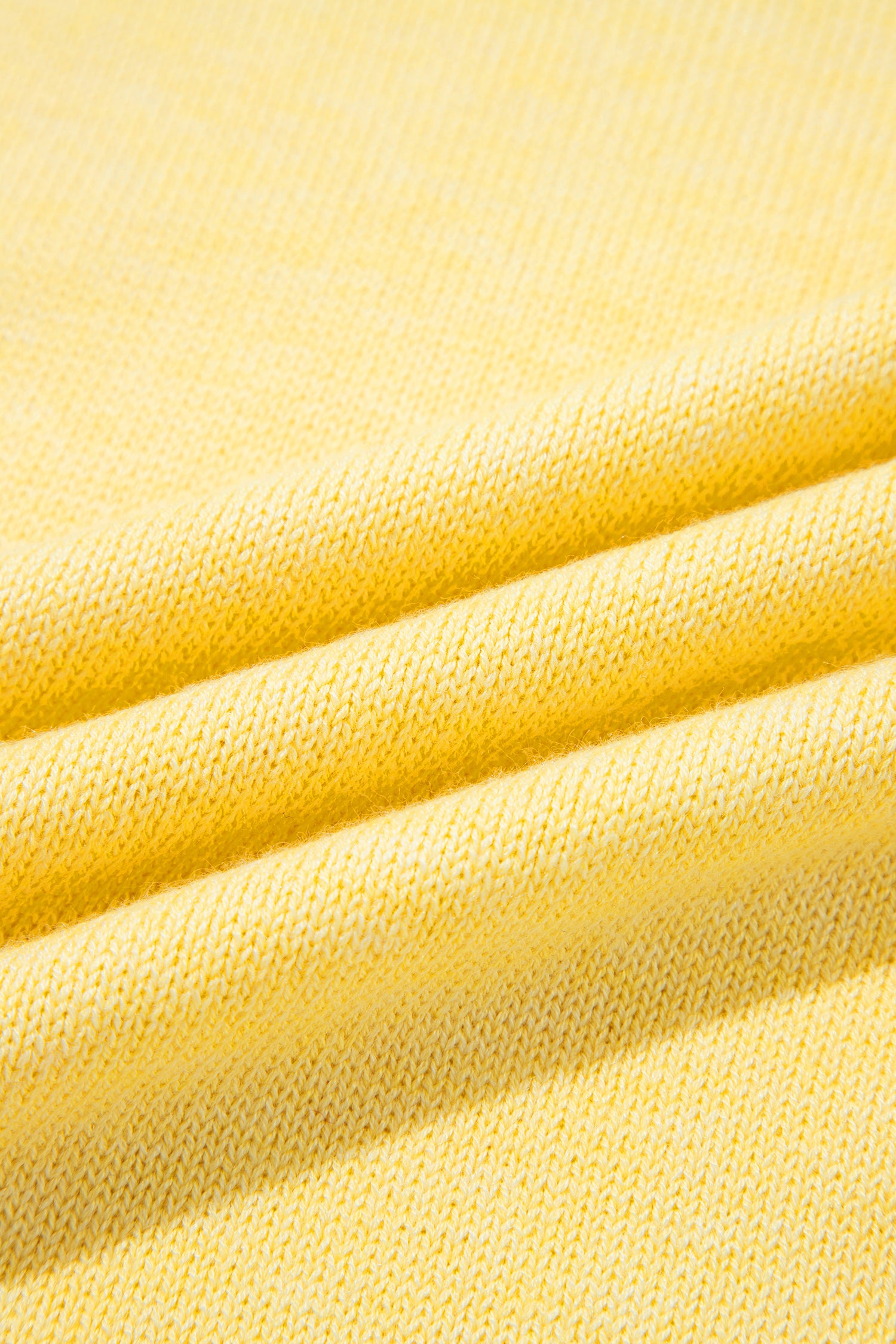 Yellow Cream Large Armhole Side Slit Loose Sweater Vest-TOPS / DRESSES-[Adult]-[Female]-2022 Online Blue Zone Planet