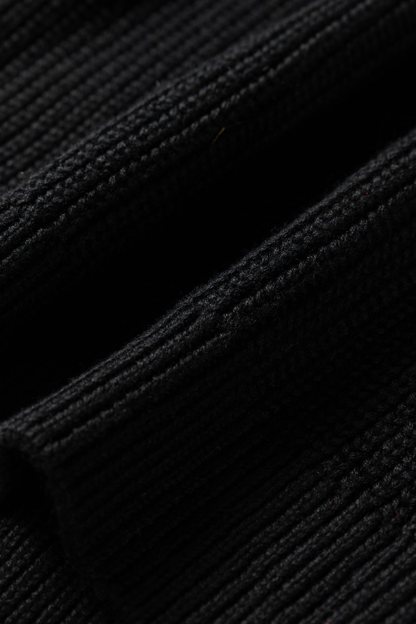 Black Contrast Striped Trim V Neck Drop Shoulder Sweater-TOPS / DRESSES-[Adult]-[Female]-2022 Online Blue Zone Planet