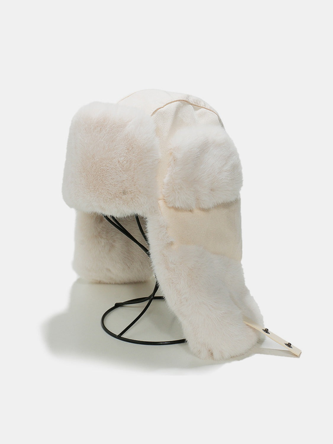 Thermal Fuzzy Earmuffs Winter Hat-HATS-[Adult]-[Female]-Ivory-One Size-2022 Online Blue Zone Planet