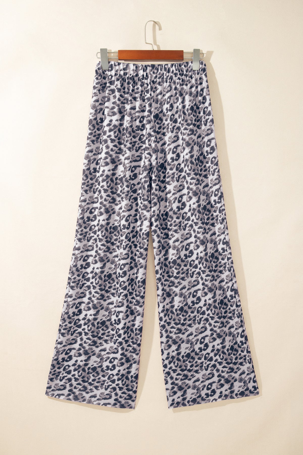 Multicolour Leopard Print Wide Leg Full Length Pants-Bottoms/Pants & Culotte-[Adult]-[Female]-2022 Online Blue Zone Planet