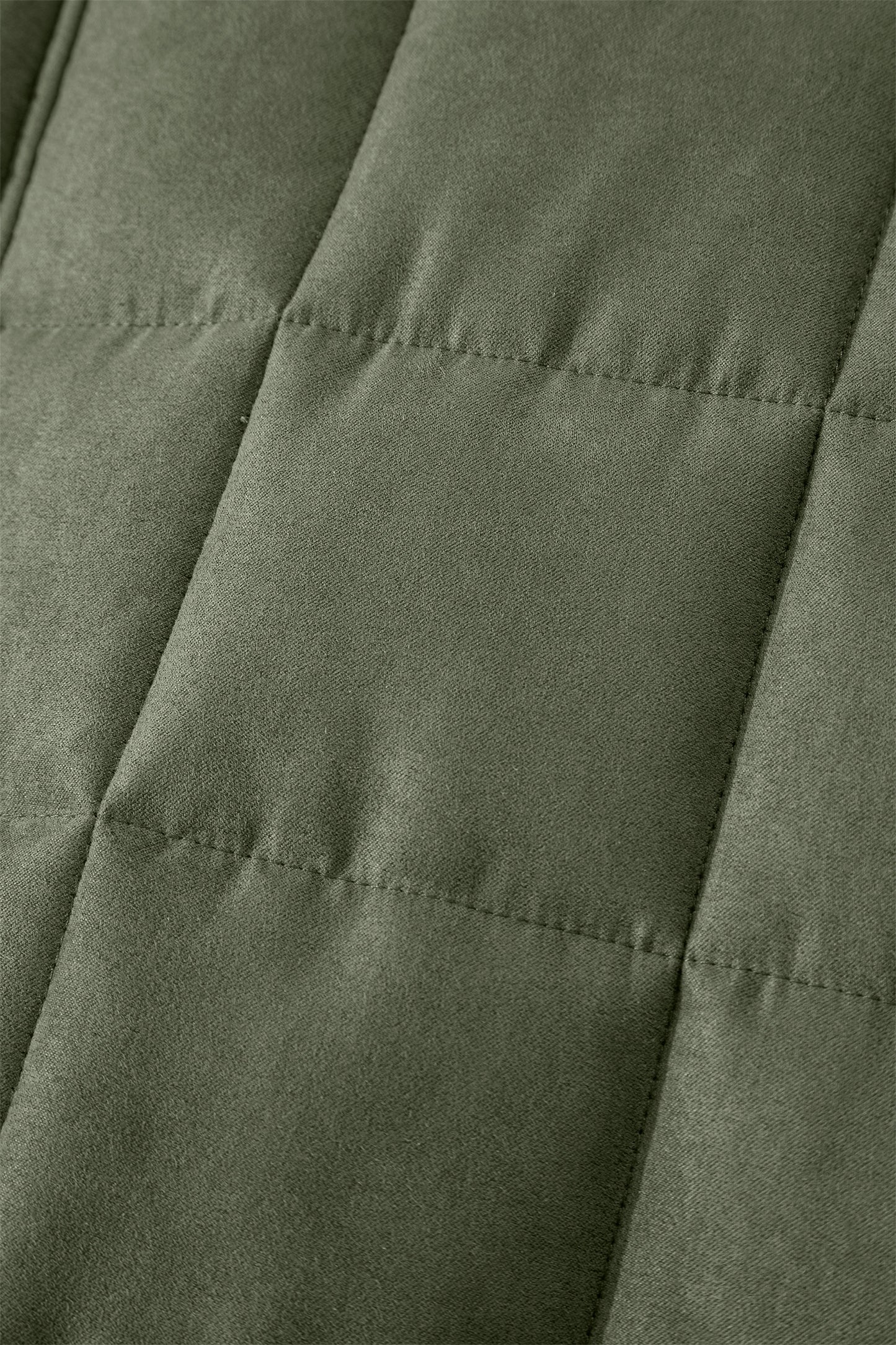 Green Zip-Up Pocket Quilted Jacket-Outerwear/Jackets-[Adult]-[Female]-2022 Online Blue Zone Planet