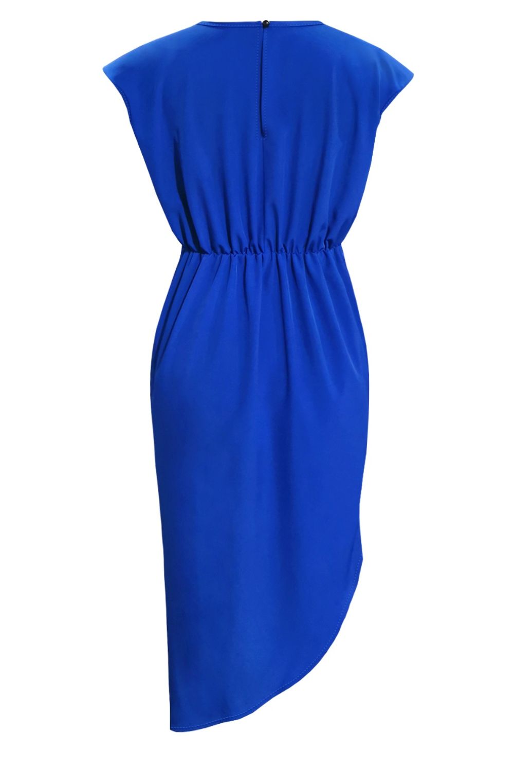 Blue Zone Planet | Round Neck Cap Sleeve Dress-TOPS / DRESSES-[Adult]-[Female]-2022 Online Blue Zone Planet