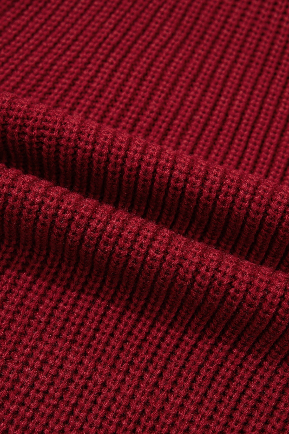 Red Dahlia Solid Color Knit Oversized Button Front Sweater Cardigan-Sweaters & Cardigans/Cardigans-[Adult]-[Female]-2022 Online Blue Zone Planet