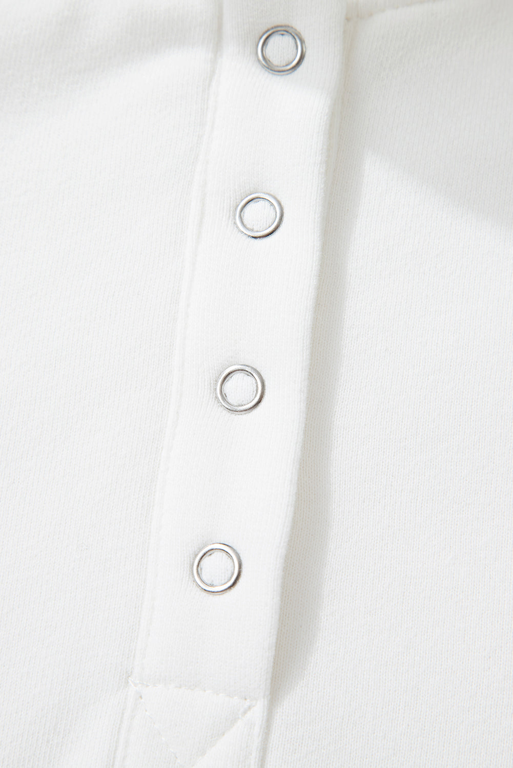 Beau Blue Colorblock Snap Buttons Pullover Sweatshirt-Tops/Sweatshirts & Hoodies-[Adult]-[Female]-2022 Online Blue Zone Planet